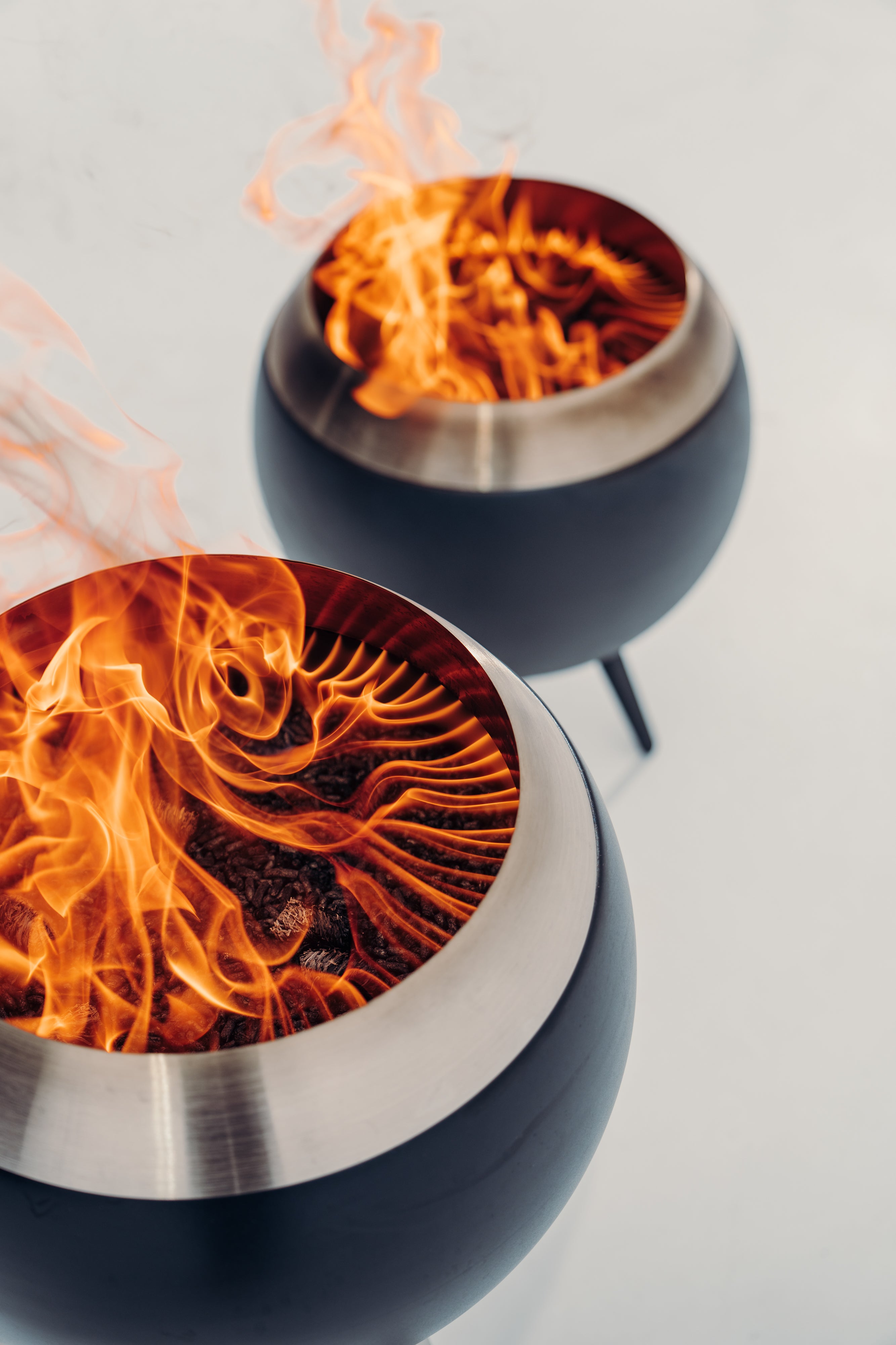 MOON 45 Vuurkorf Laag Zilver Höfats