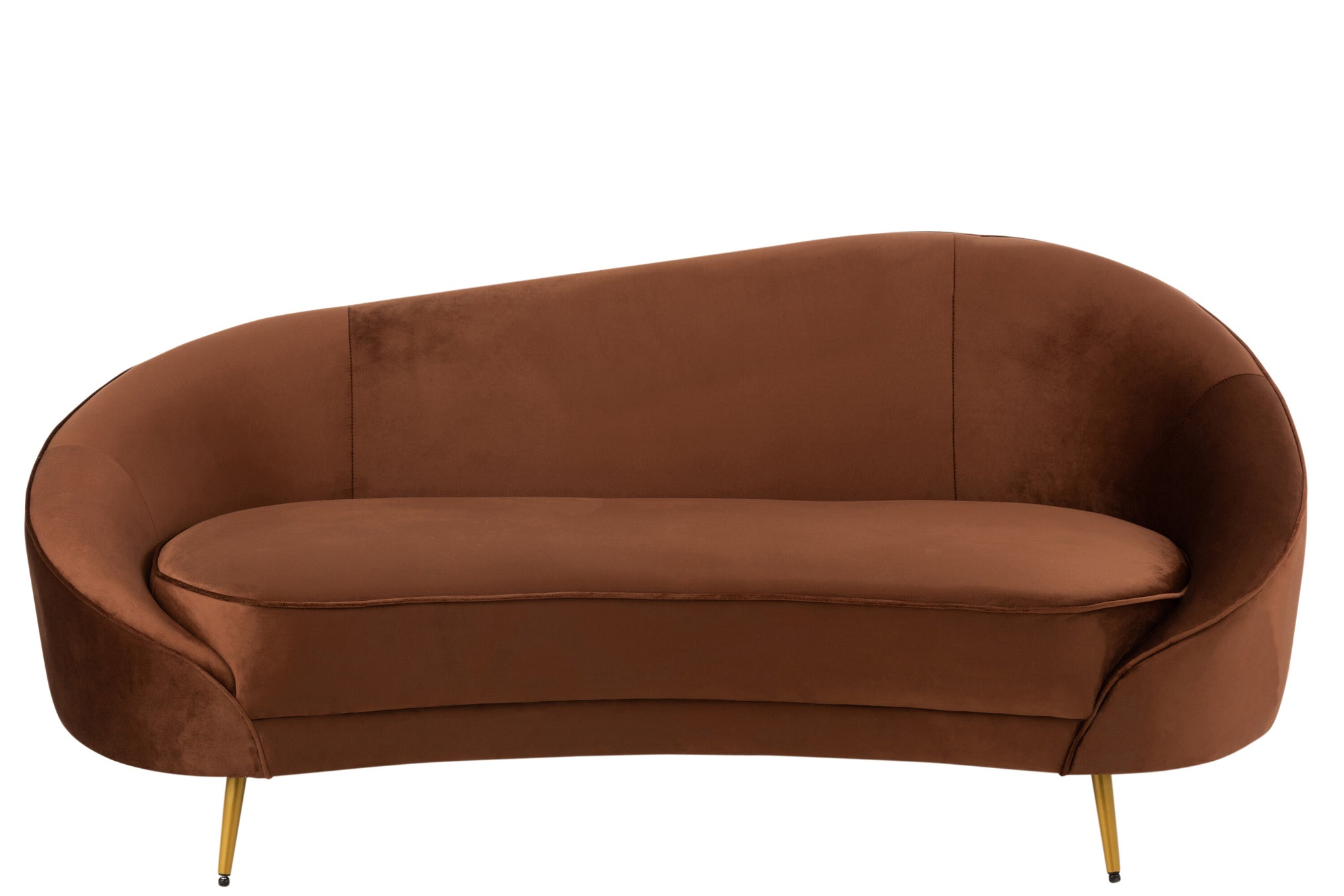 Stoffen Bank Elisabeth Bruin 180cm J-Line