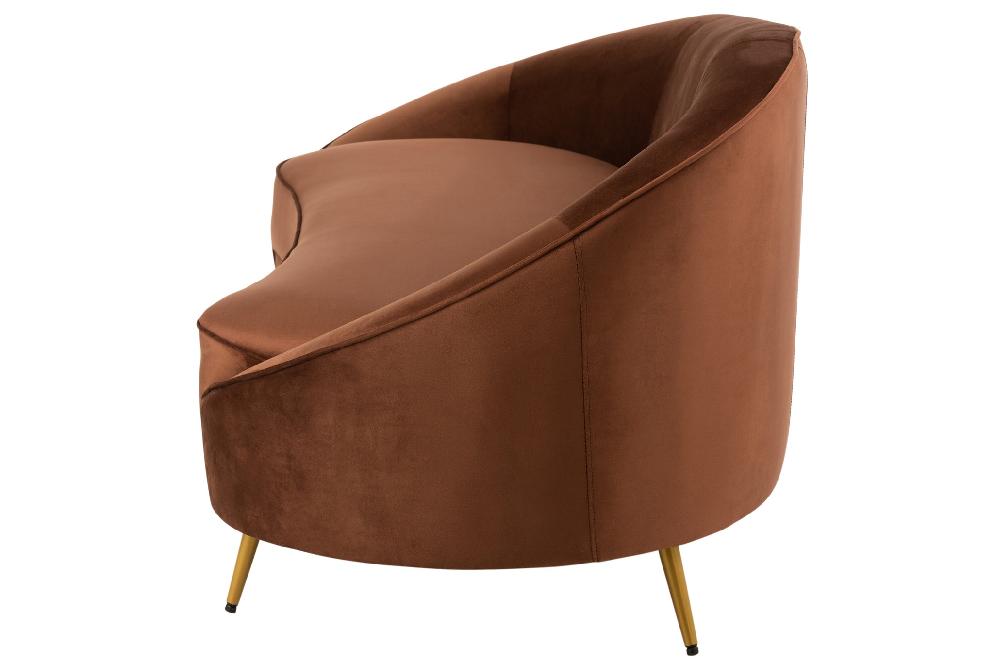 Stoffen Bank Elisabeth Bruin 180cm J-Line