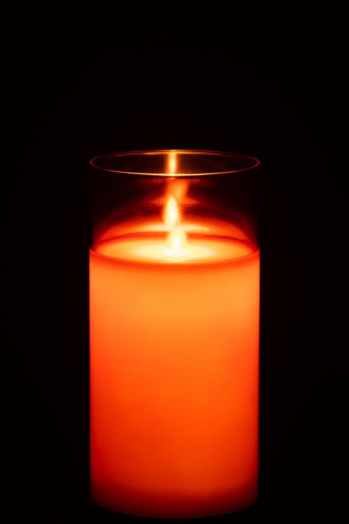 Ledlamp Blinkend Glas Rood Medium