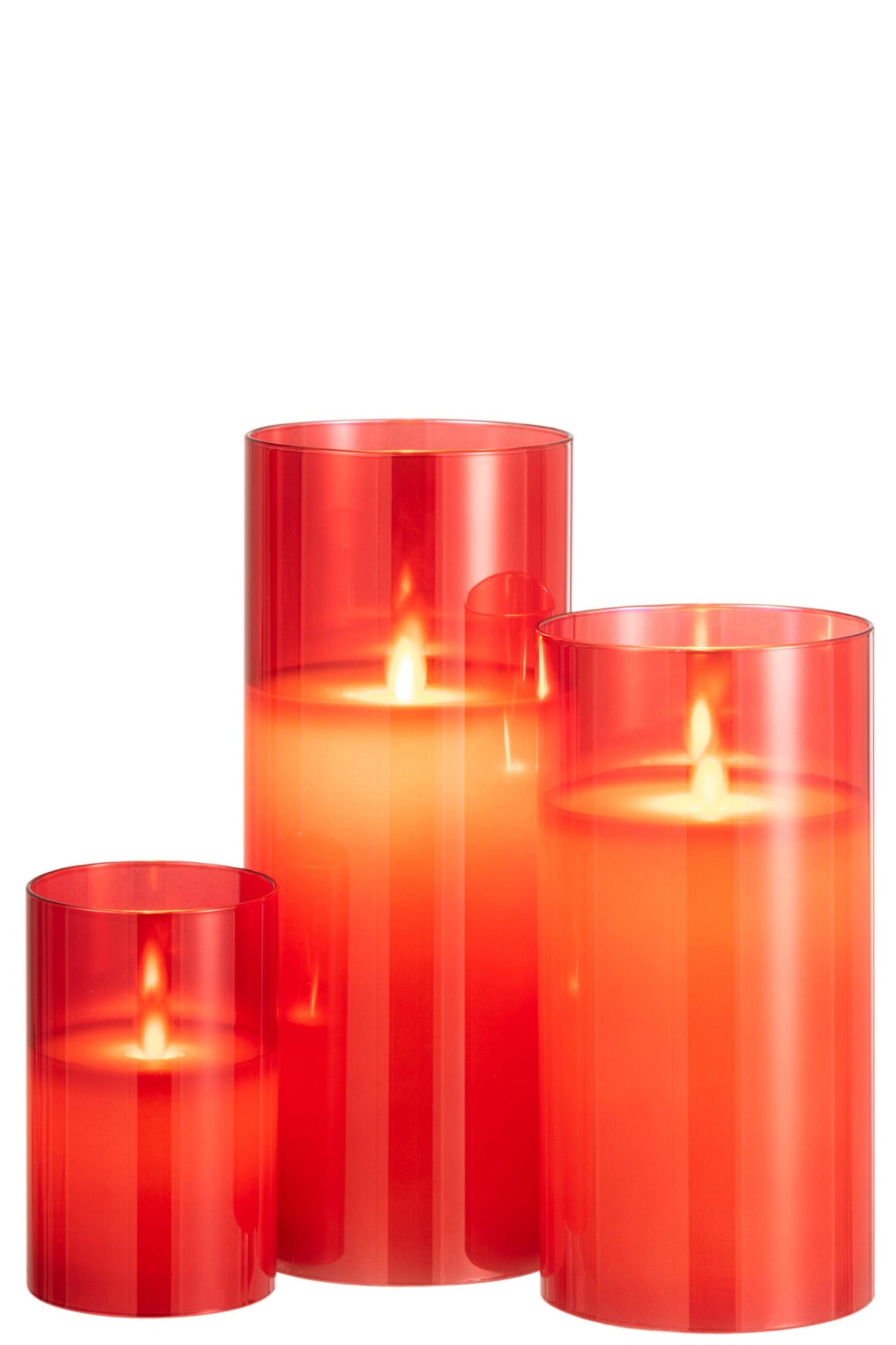 Ledlamp Blinkend Glas Rood Large