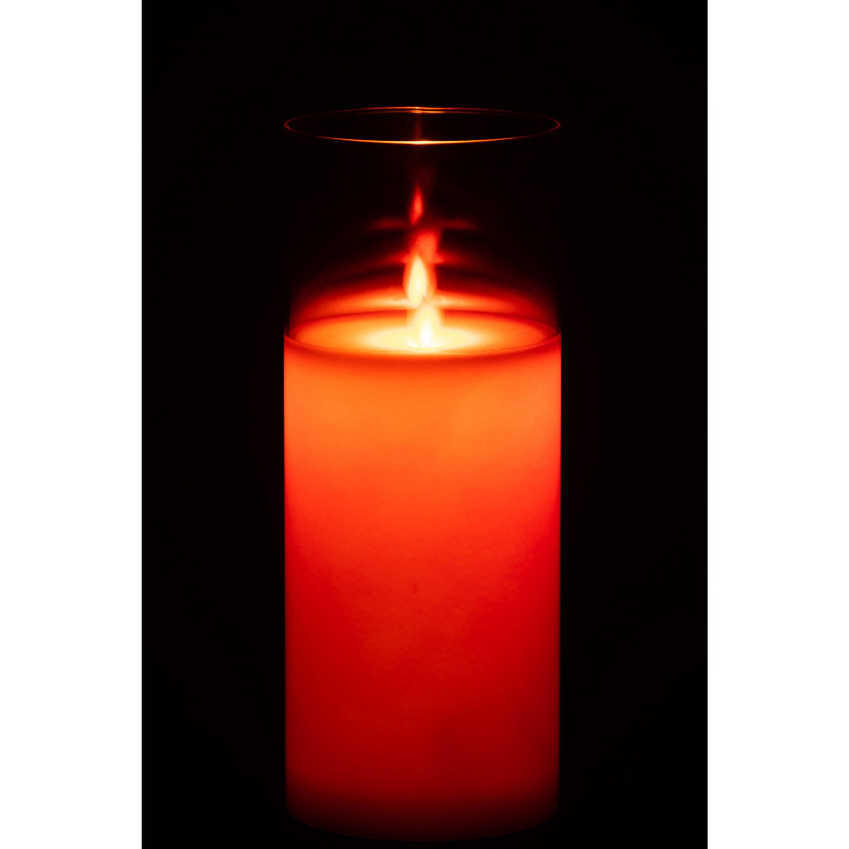 Ledlamp Blinkend Glas Rood Large