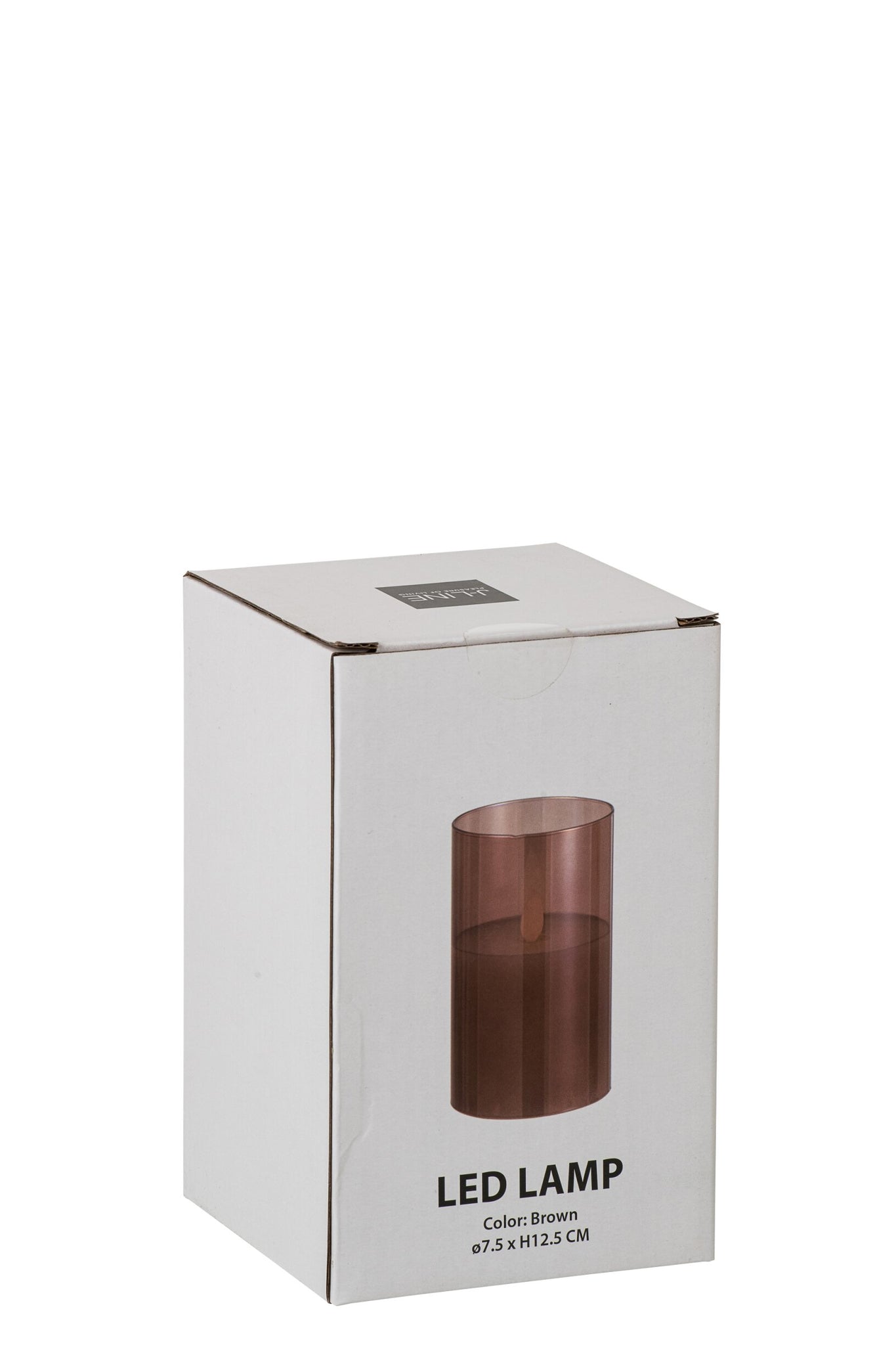 Ledlamp Blinkend Glas Bruin Small