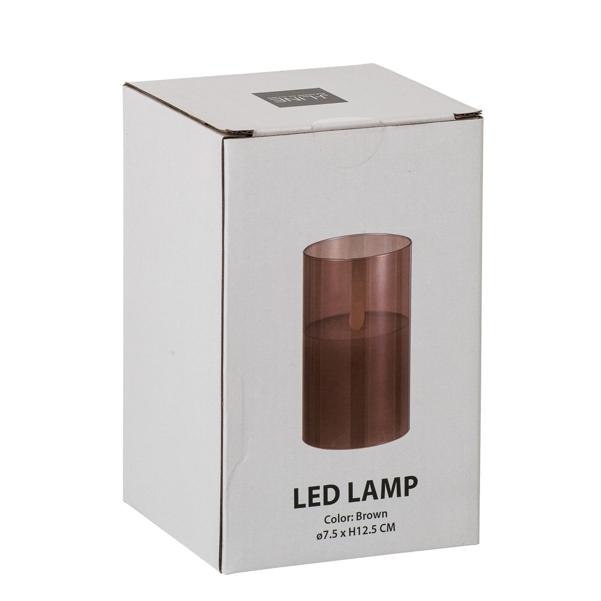 Ledlamp Blinkend Glas Bruin Small
