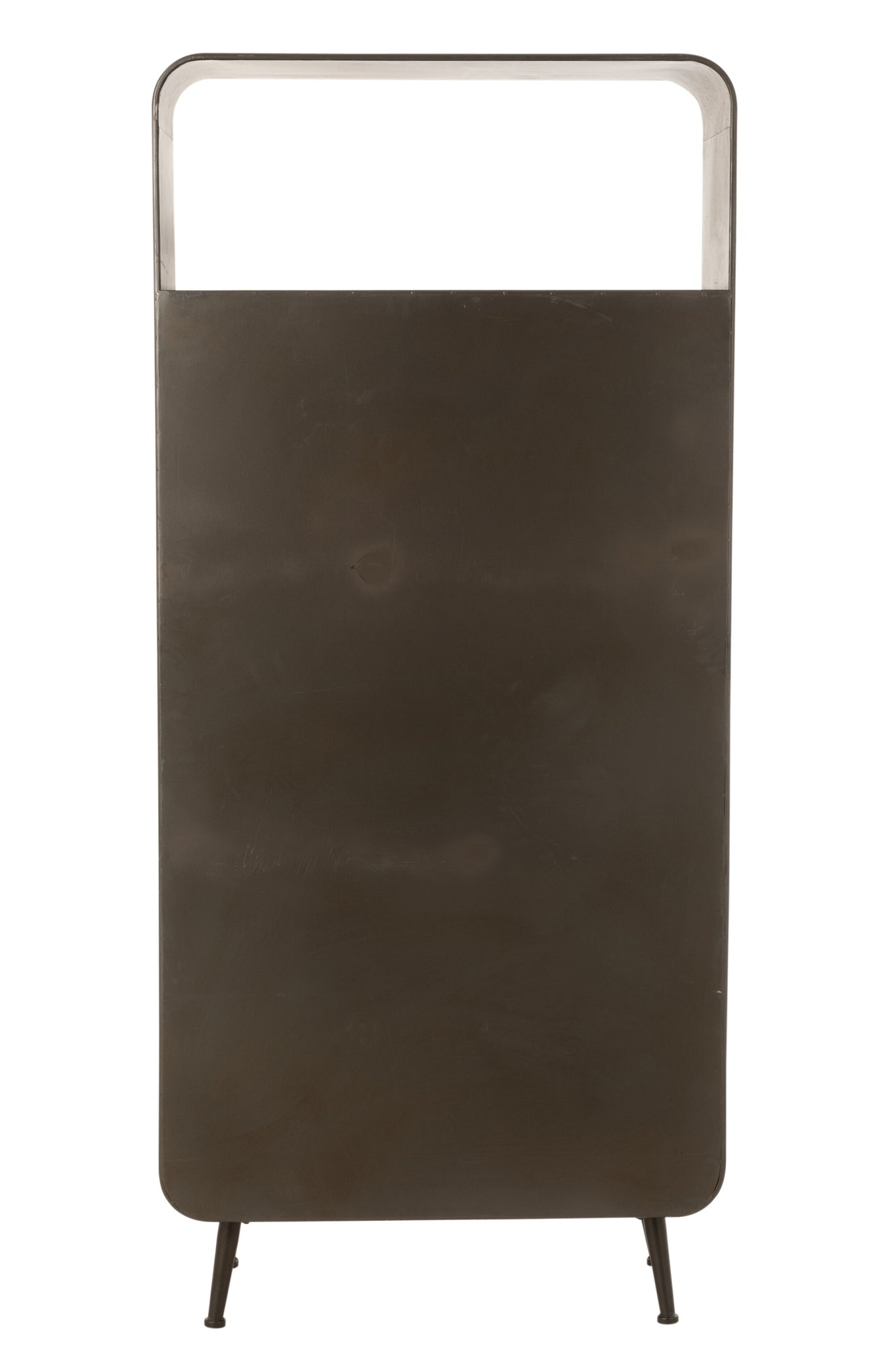 Kast Hoog 3 Lades Metaal/Hout Zwart/Naturel J-Line
