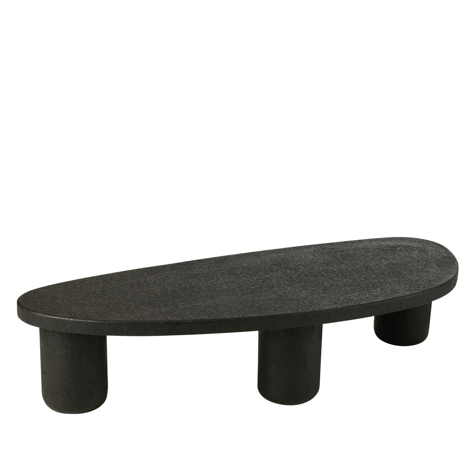 Salontafel Ovaal Mdf Zwart J-Line