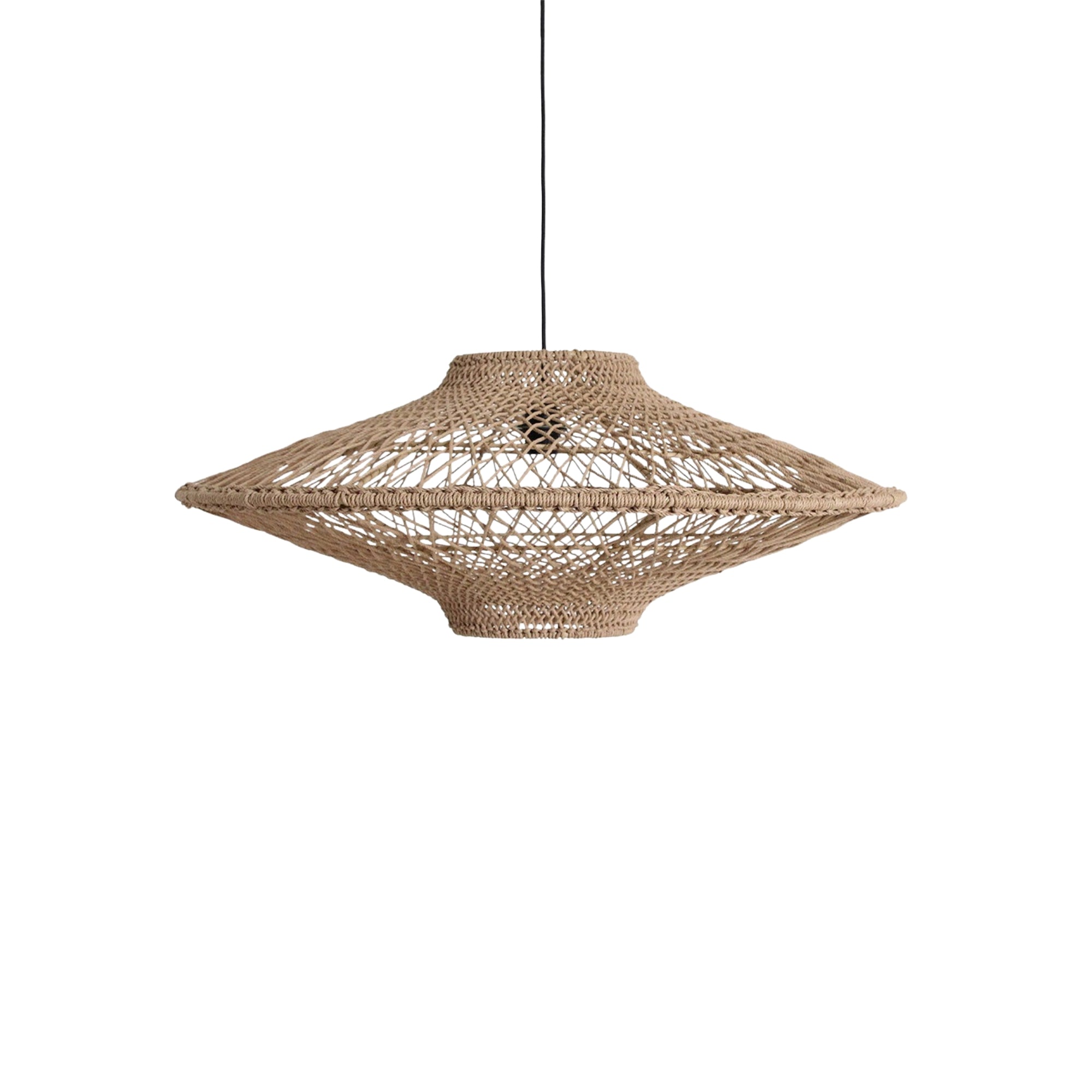 Raw Materials Hanglamp Corda Touw Naturel Set van 2
