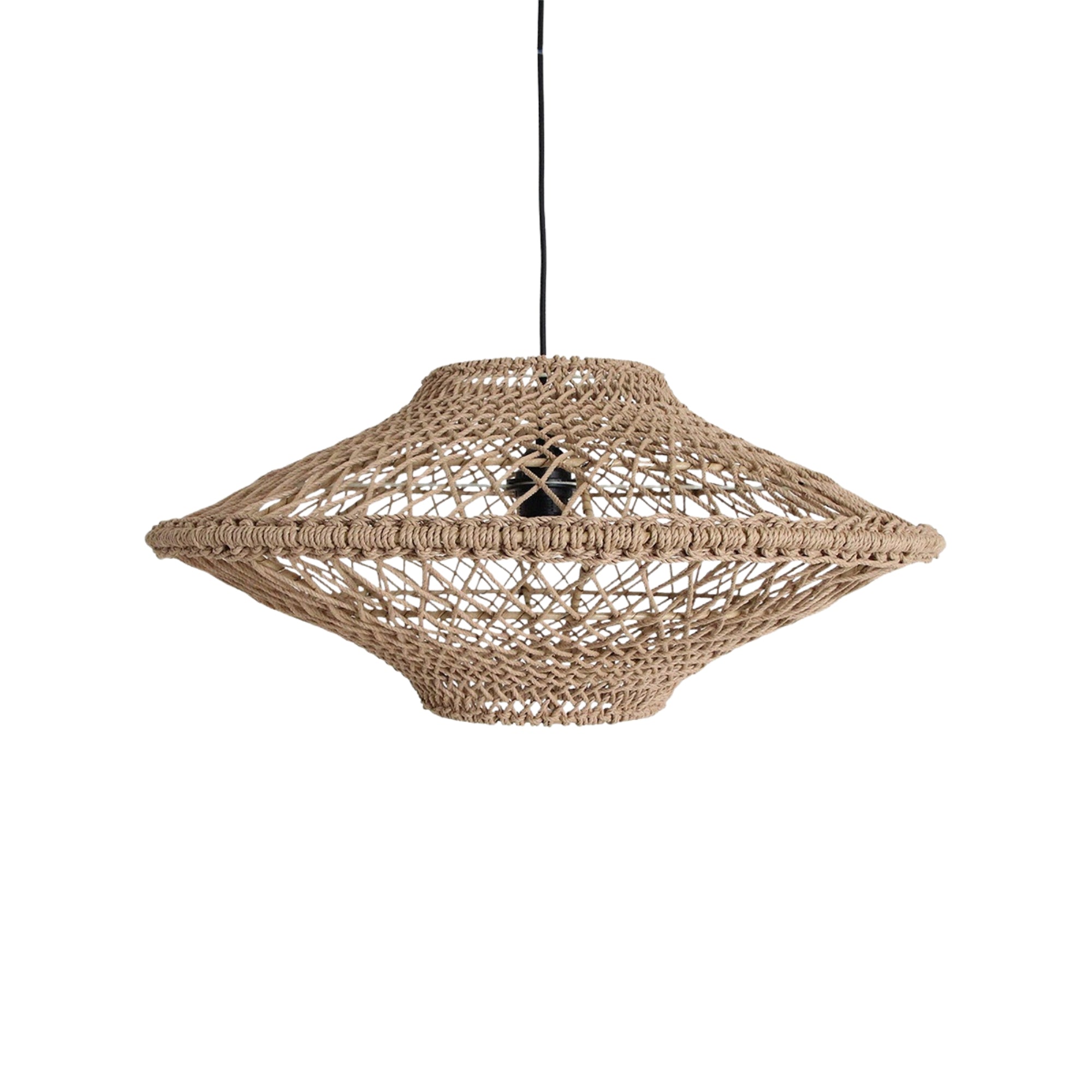 Raw Materials Hanglamp Corda Touw Naturel Large Ø80cm