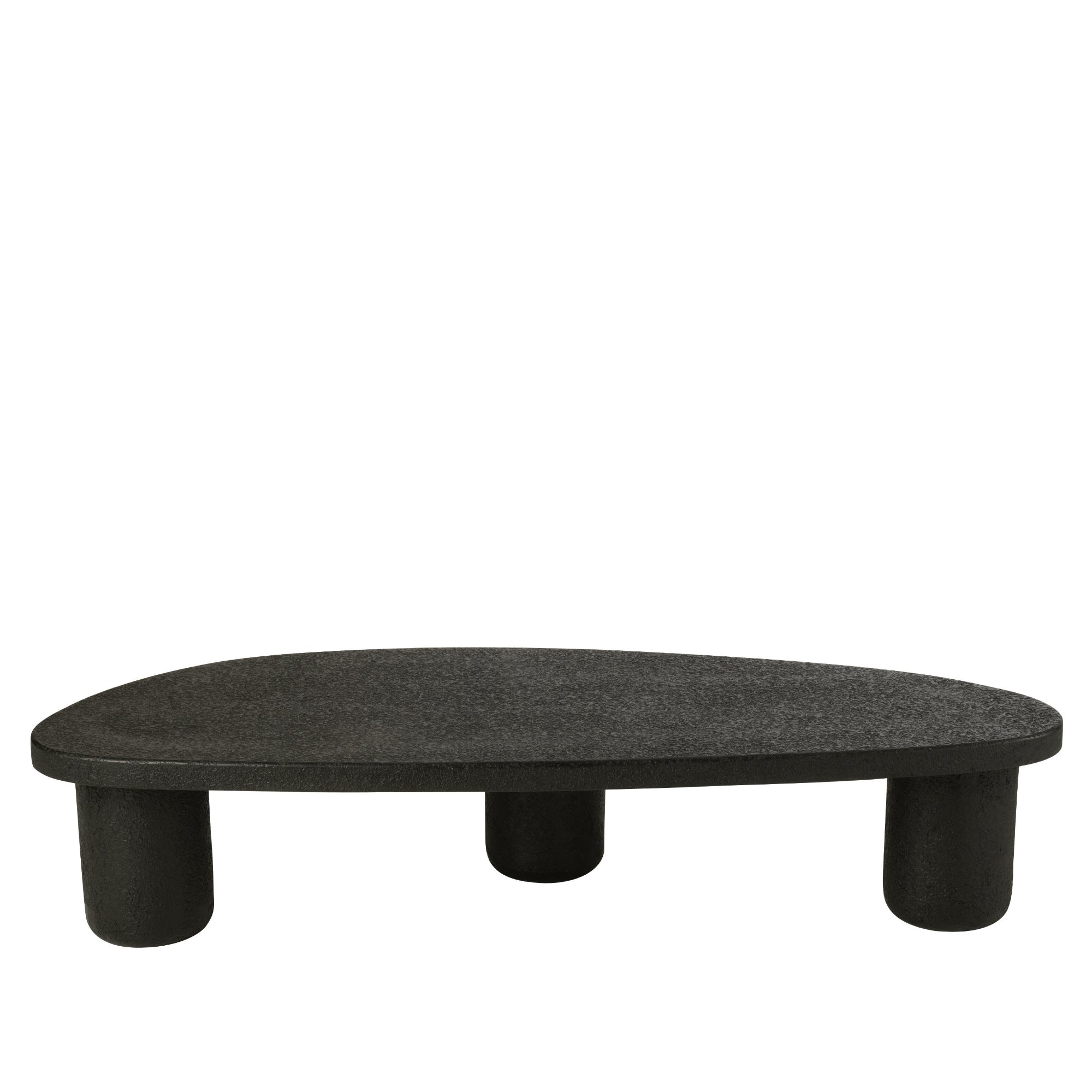 Salontafel Ovaal Mdf Zwart J-Line