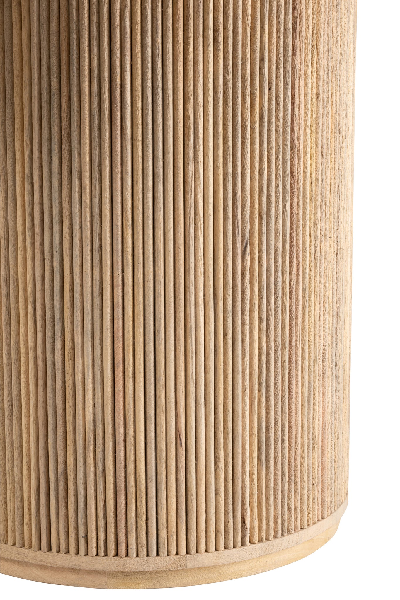Ronde Eetkamertafel Vincent Mangohout Naturel Large Ø120cm J-Line