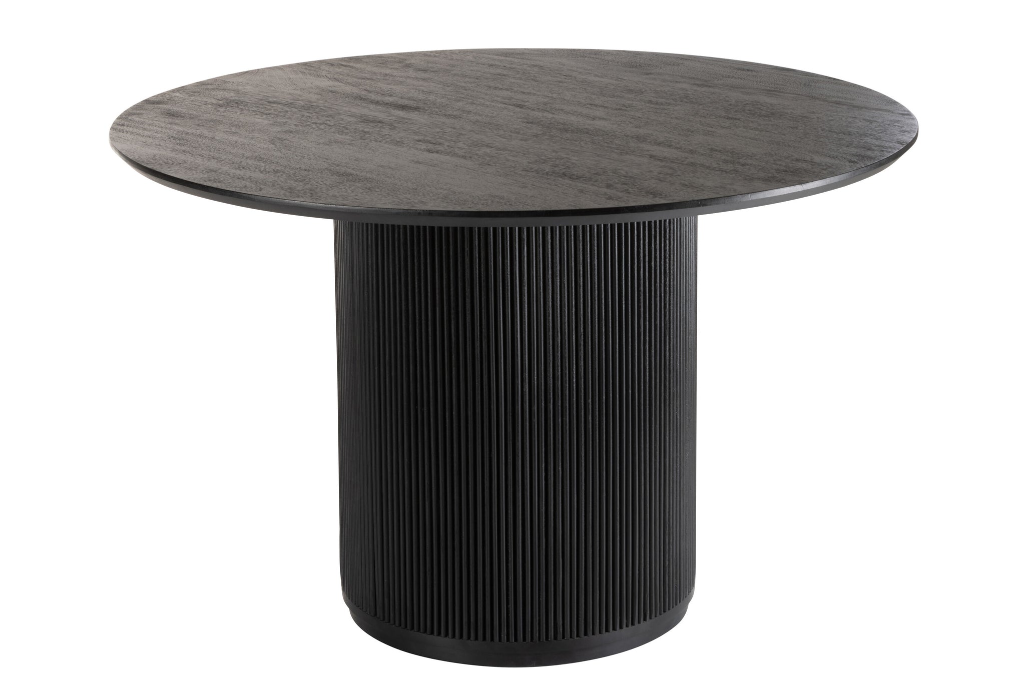 Ronde Eetkamertafel Vincent Mangohout Zwart Large Ø120cm J-Line