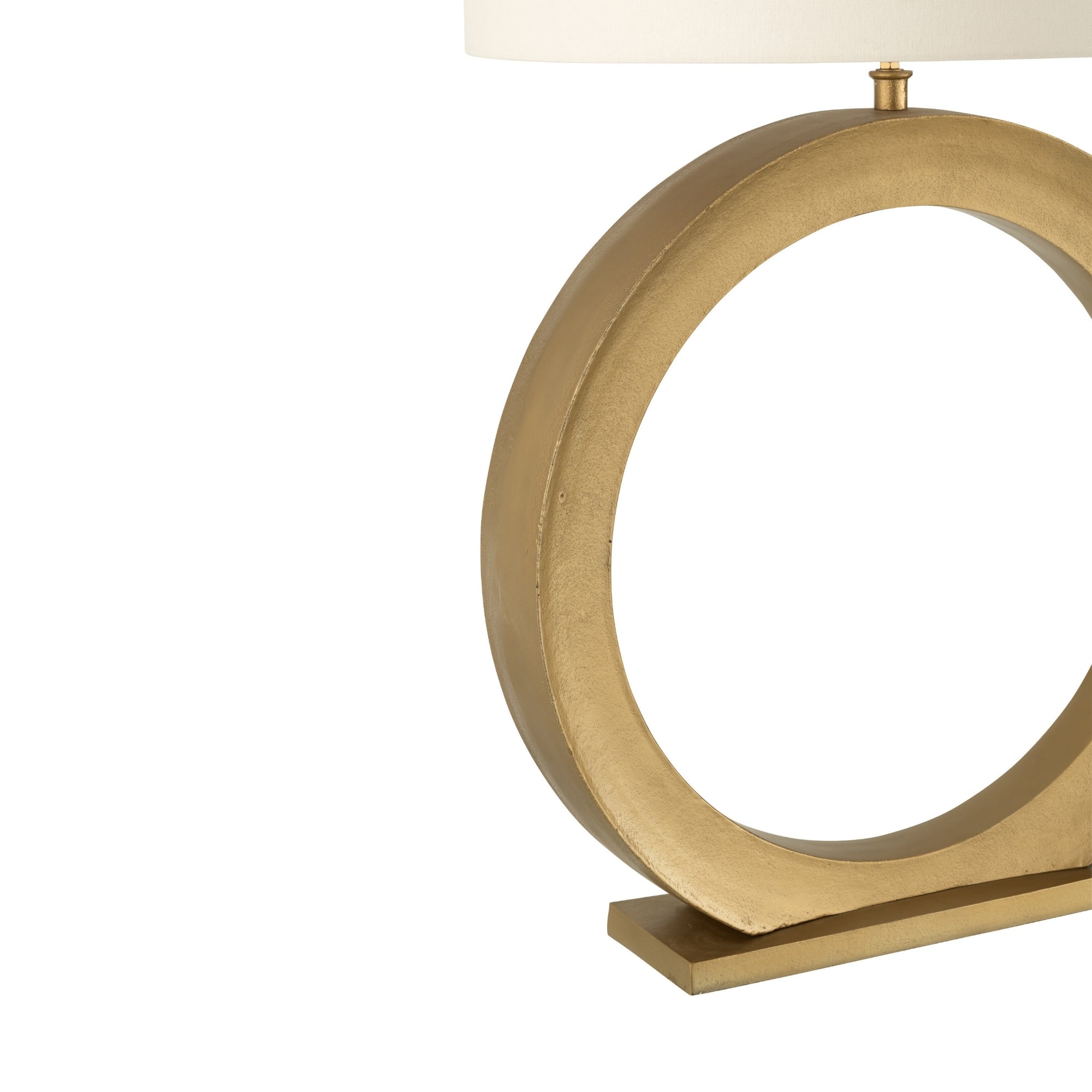 Tafellamp Lamp Rond Aluminium Goudkleurig J-Line