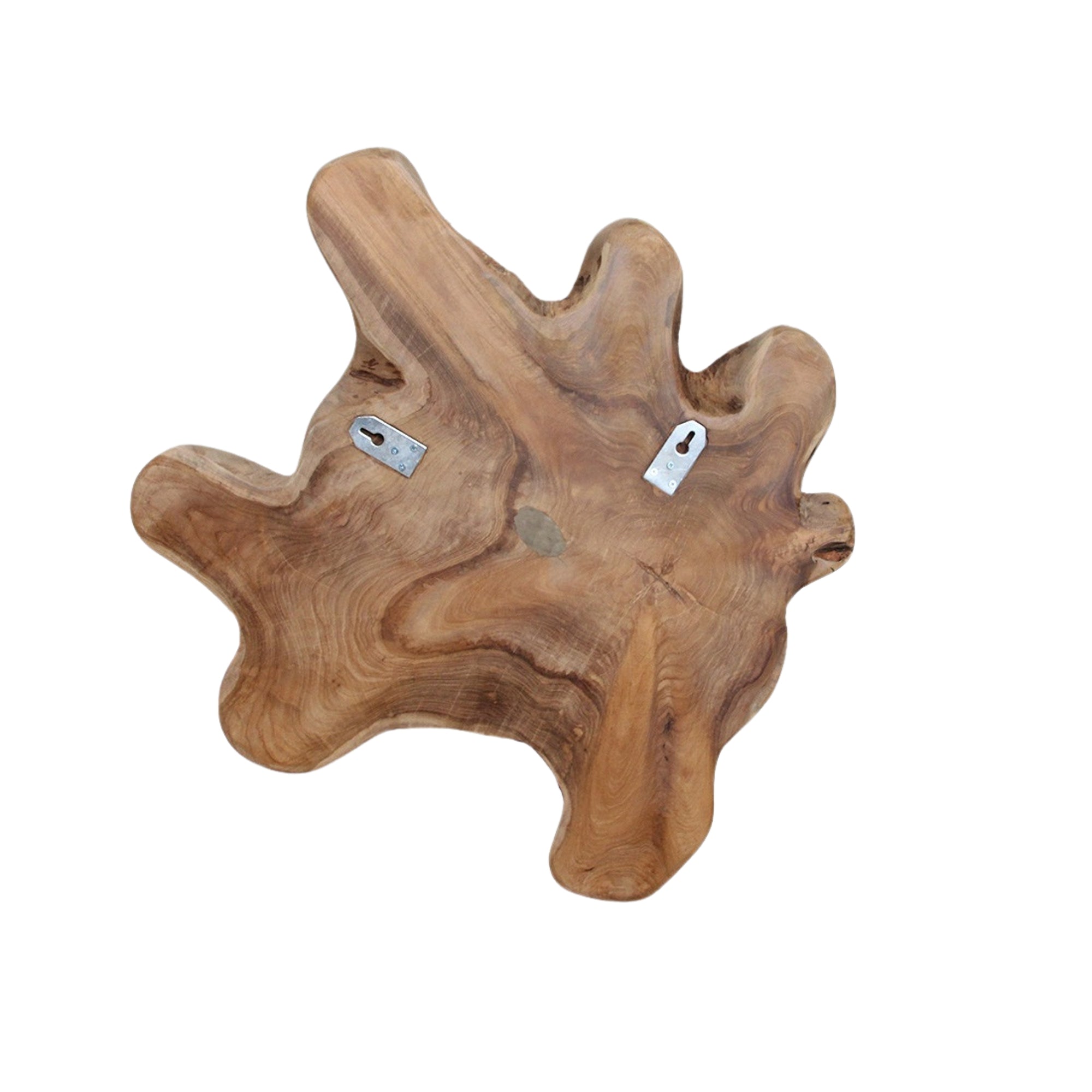 Teakhouten Wanddecoratie Peony Large Raw Materials