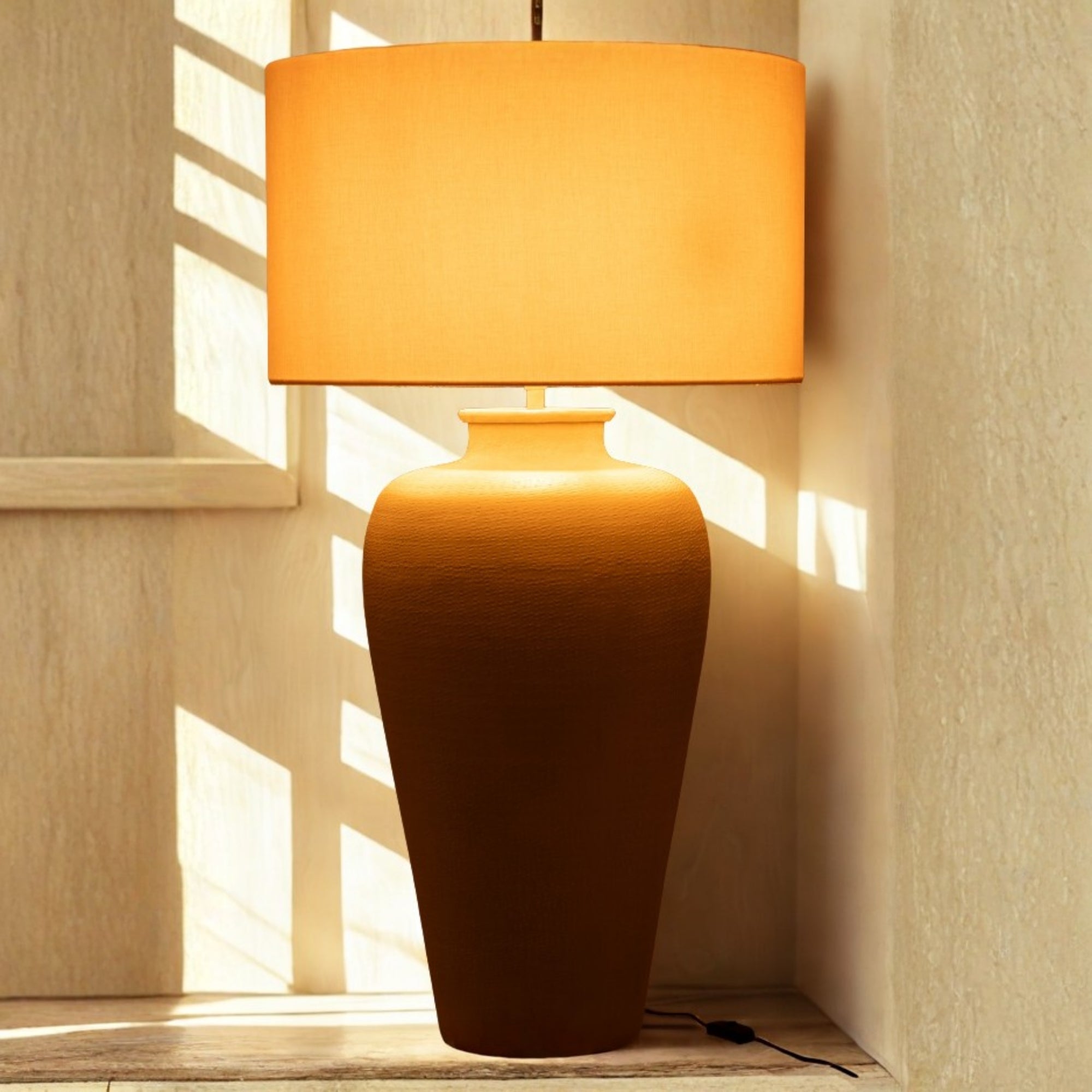 Tafellamp Cilinder Aluminium Ecru J-Line