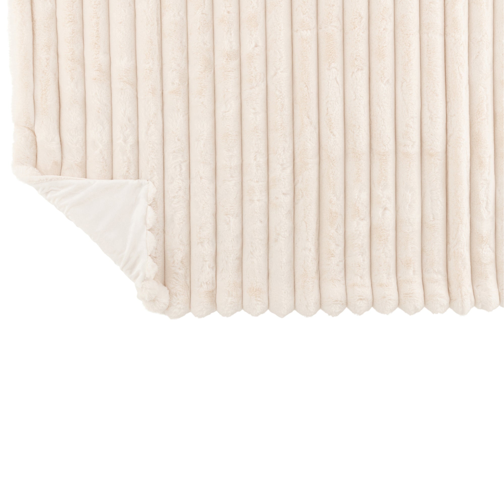 Plaid Corduroy Wit Large 180cmx130cm J-Line