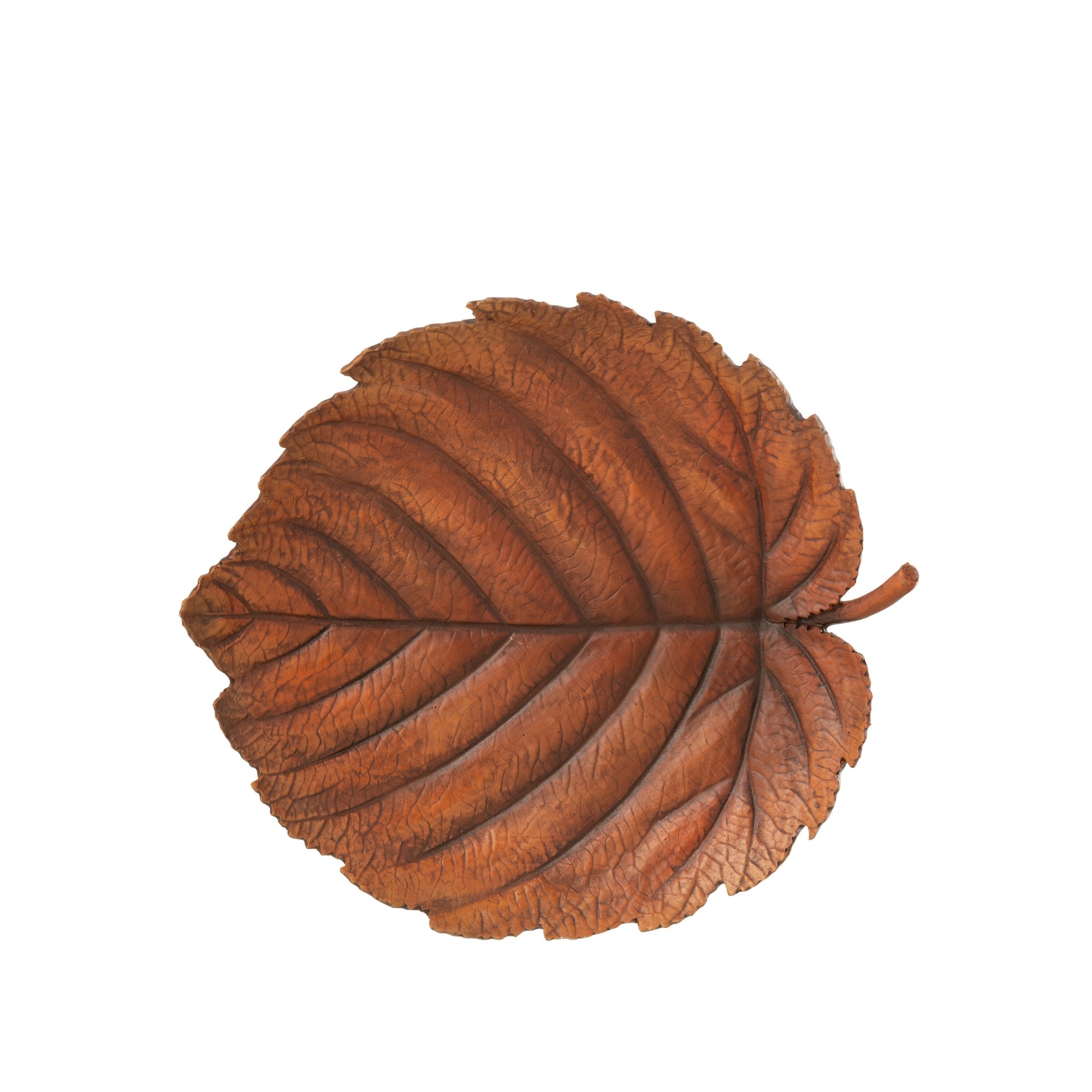 Decoratief Plateau Plat Blad Kalk Ecru J-Line