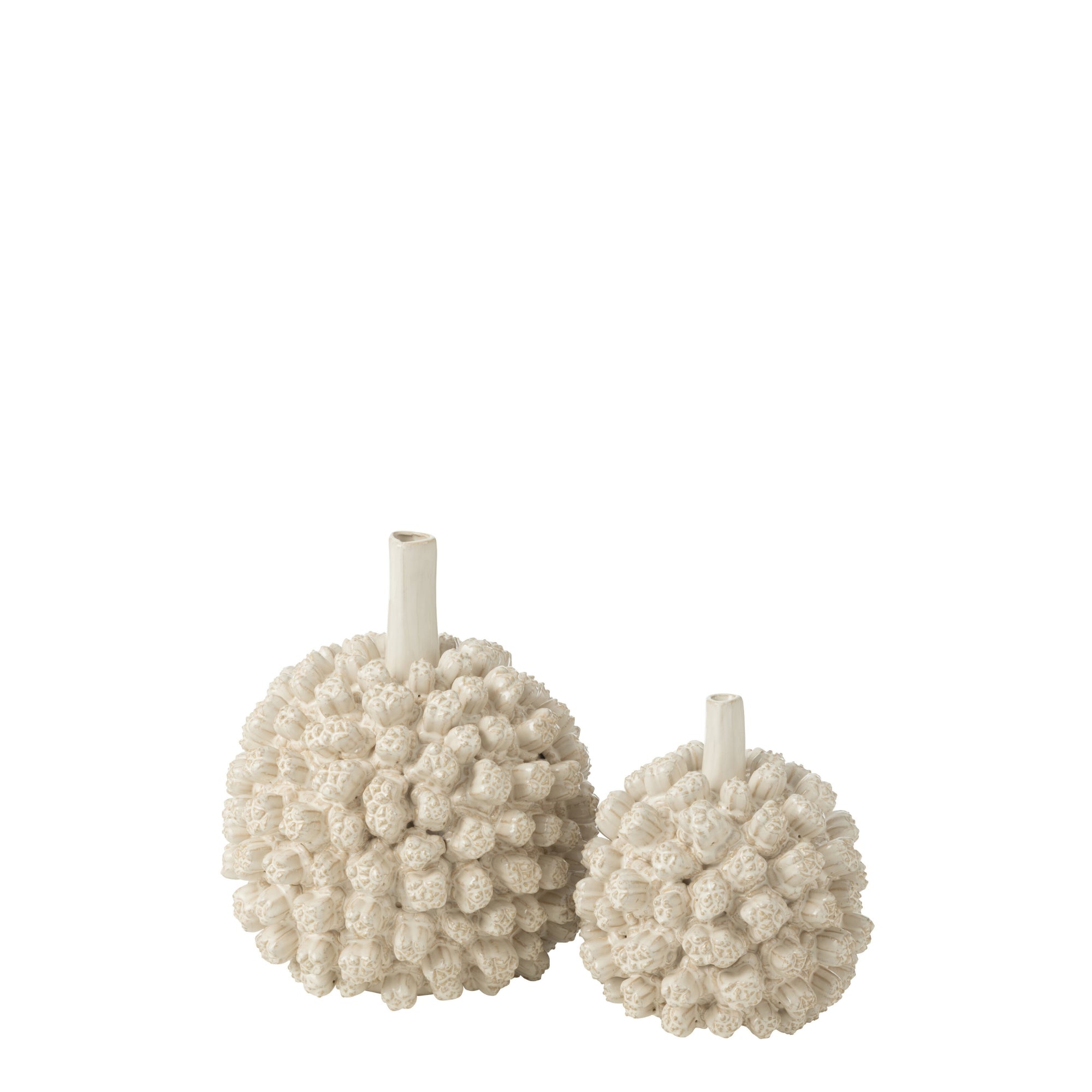 Vaas Saki Keramiek Wit J-Line Set van 2