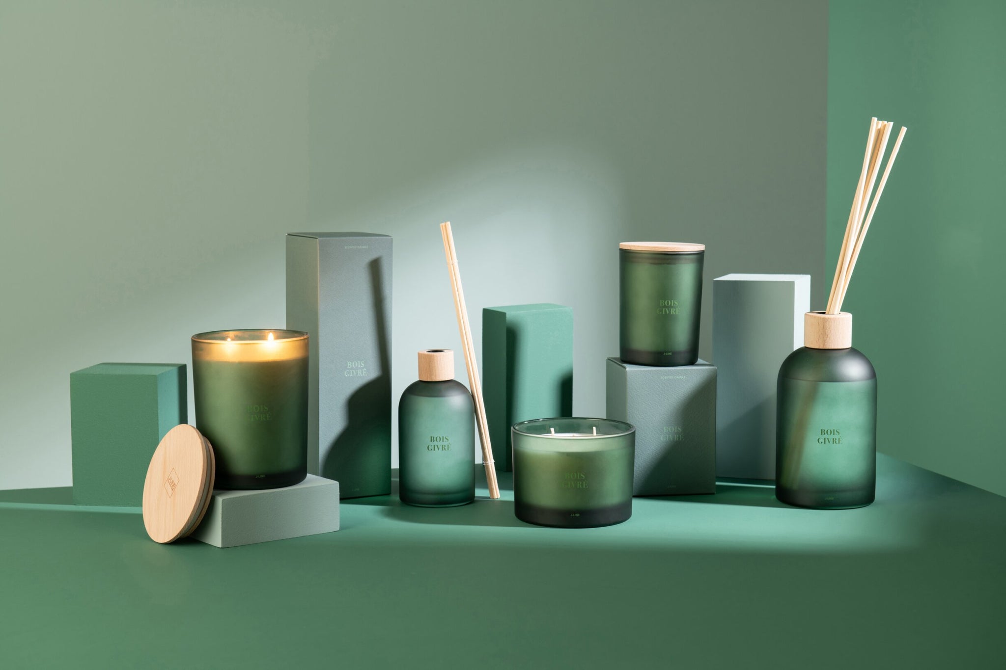 Geurkaars Accords Essentiels Bois Givré 38 Uur