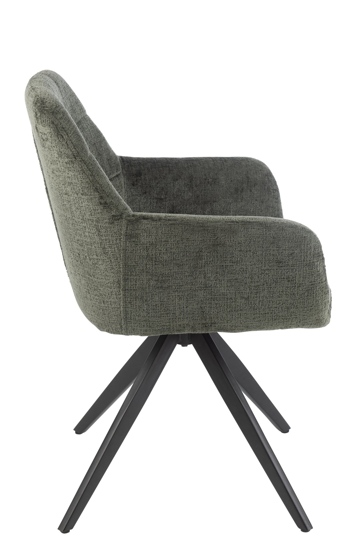 Stoel Louna Ijzer/Acryl Groen J-Line