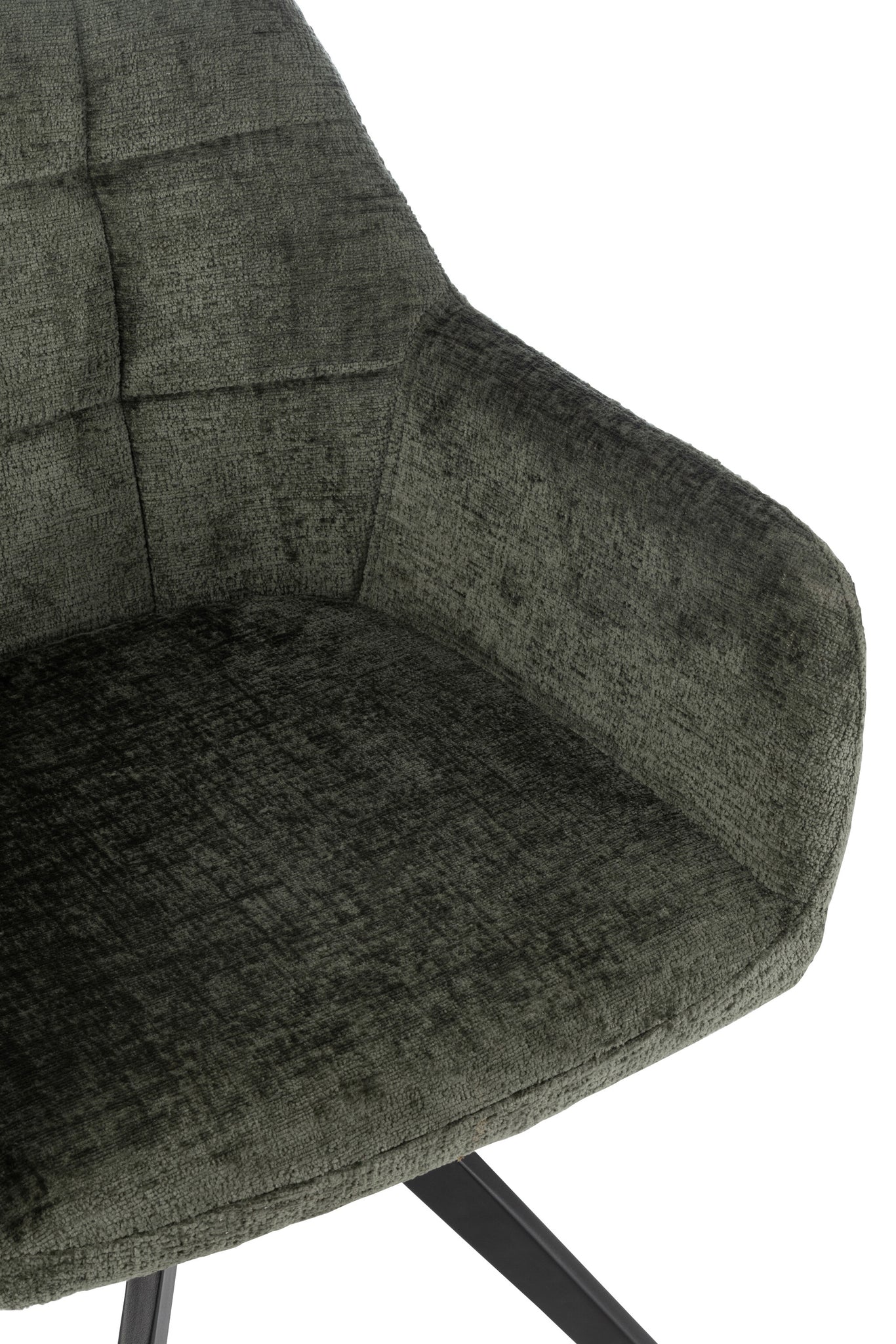 Stoel Louna Ijzer/Acryl Groen J-Line