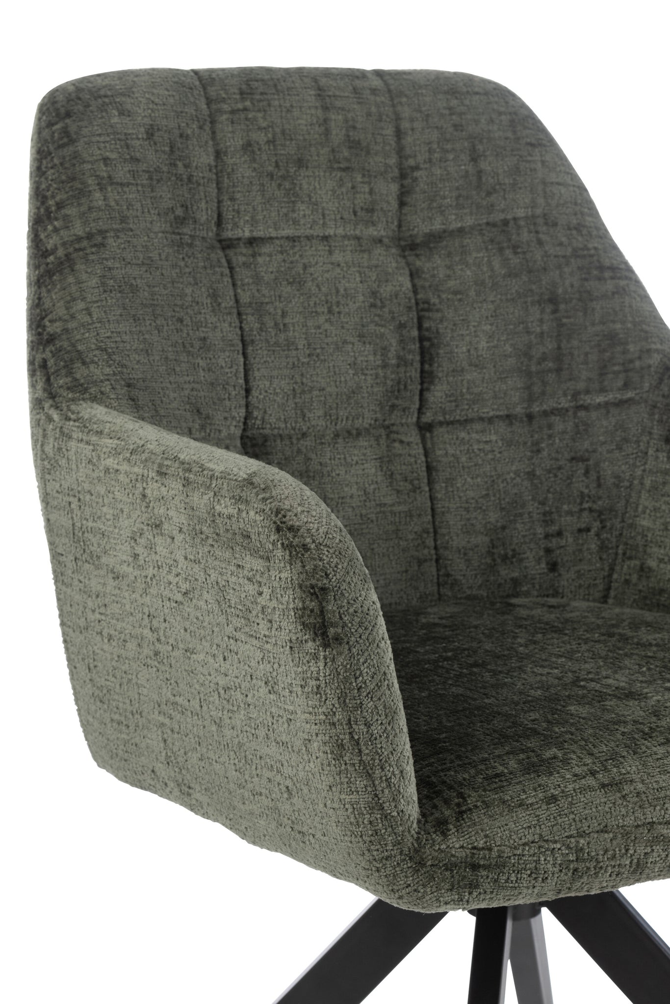 Stoel Louna Ijzer/Acryl Groen J-Line