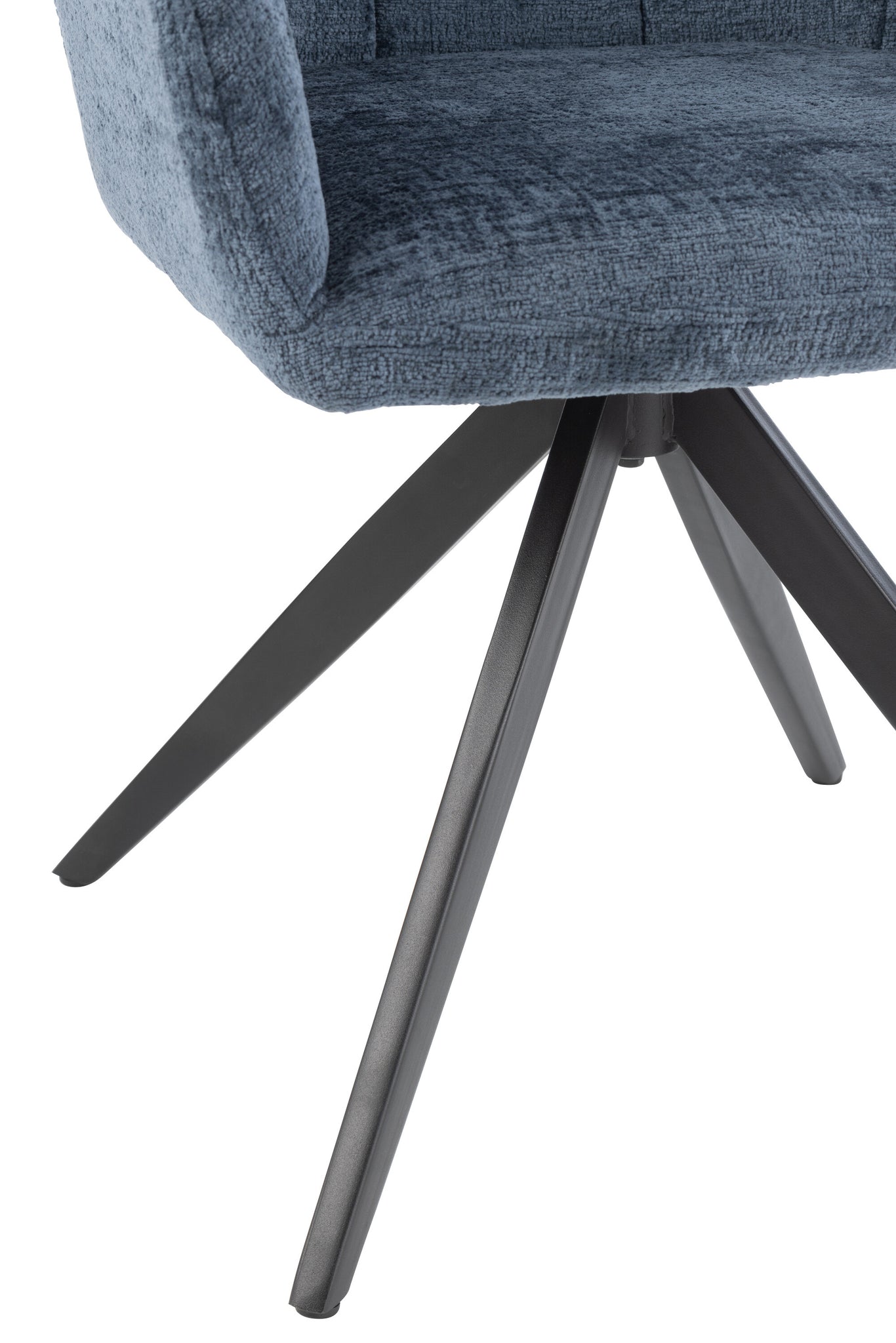 Stoel Louna Ijzer/Acryl Blauw J-Line