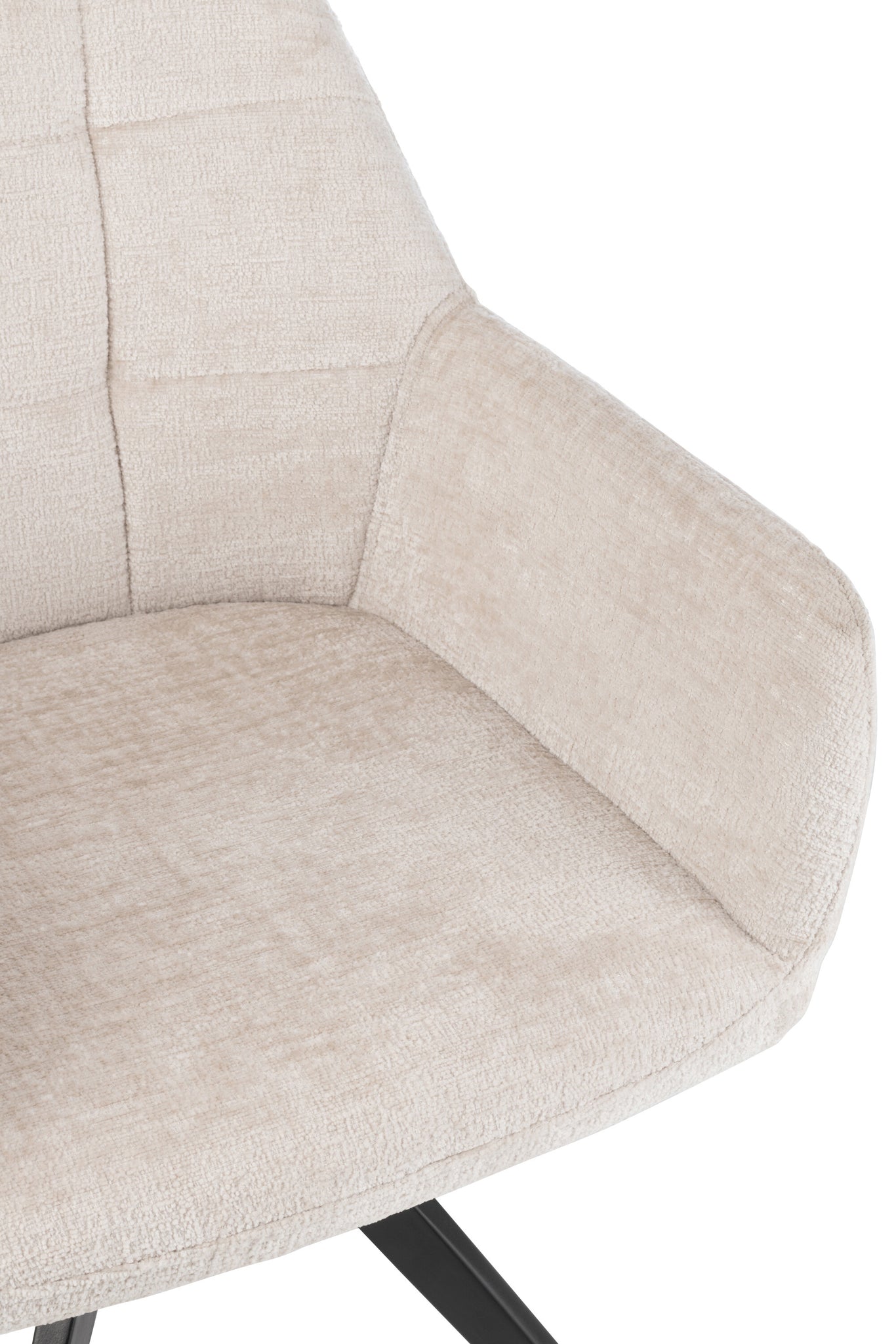 Stoel Louna Ijzer/Acryl Ivoor J-Line