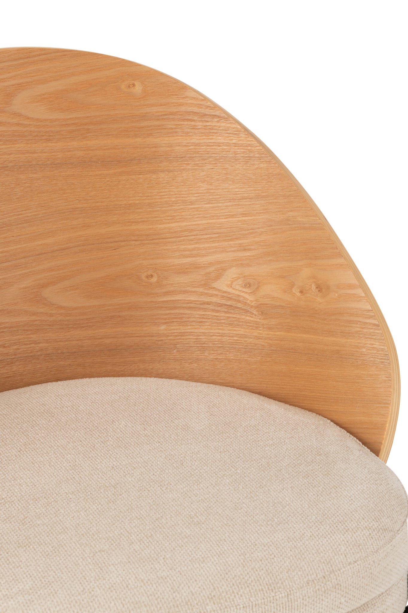 Eetkamerstoel Lone Multiplex Metaal Naturel/Beige J-Line