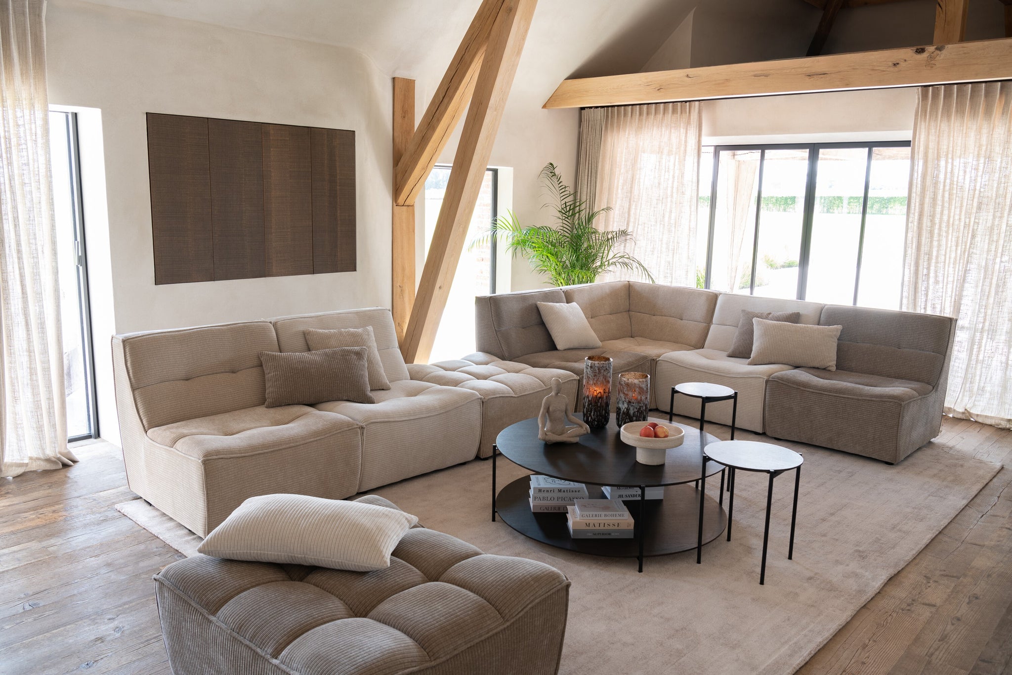 Element Modulaire Sofa Donker Beige J-Line
