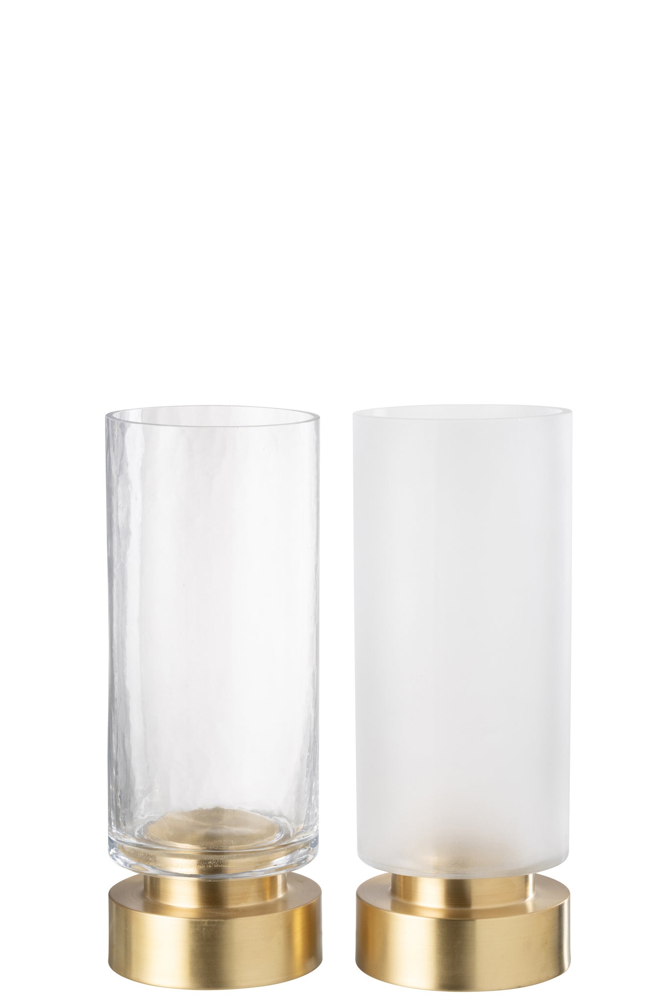 Kandelaar Pia Half Goud Medium Set van 2