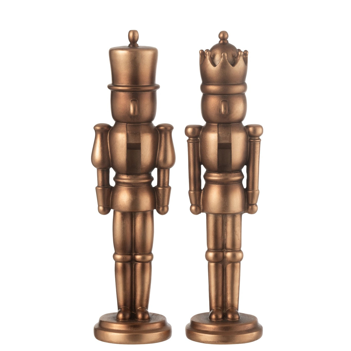 Notenkraker Resine Antiek Goud Small Set van 2 J-Line