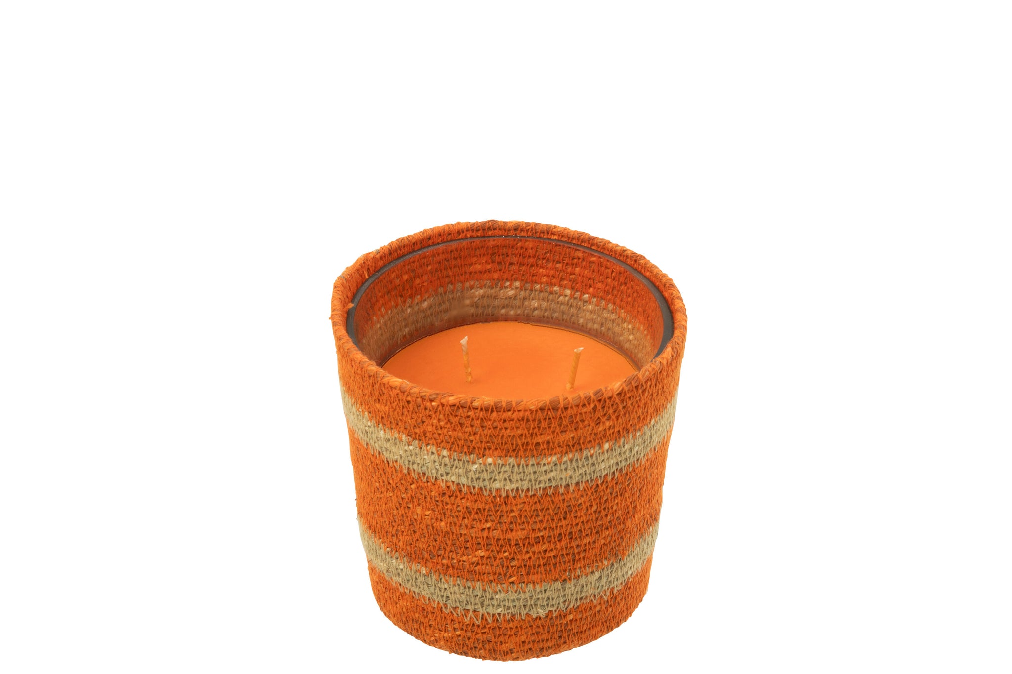 Geurkaars Mand Wax Oranje Small - 45 Uur