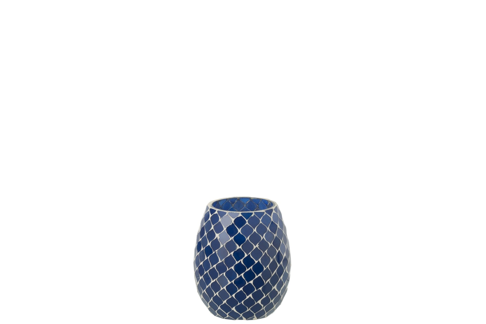 Geurkaars Mia Mozaiek Blauw Small-90u