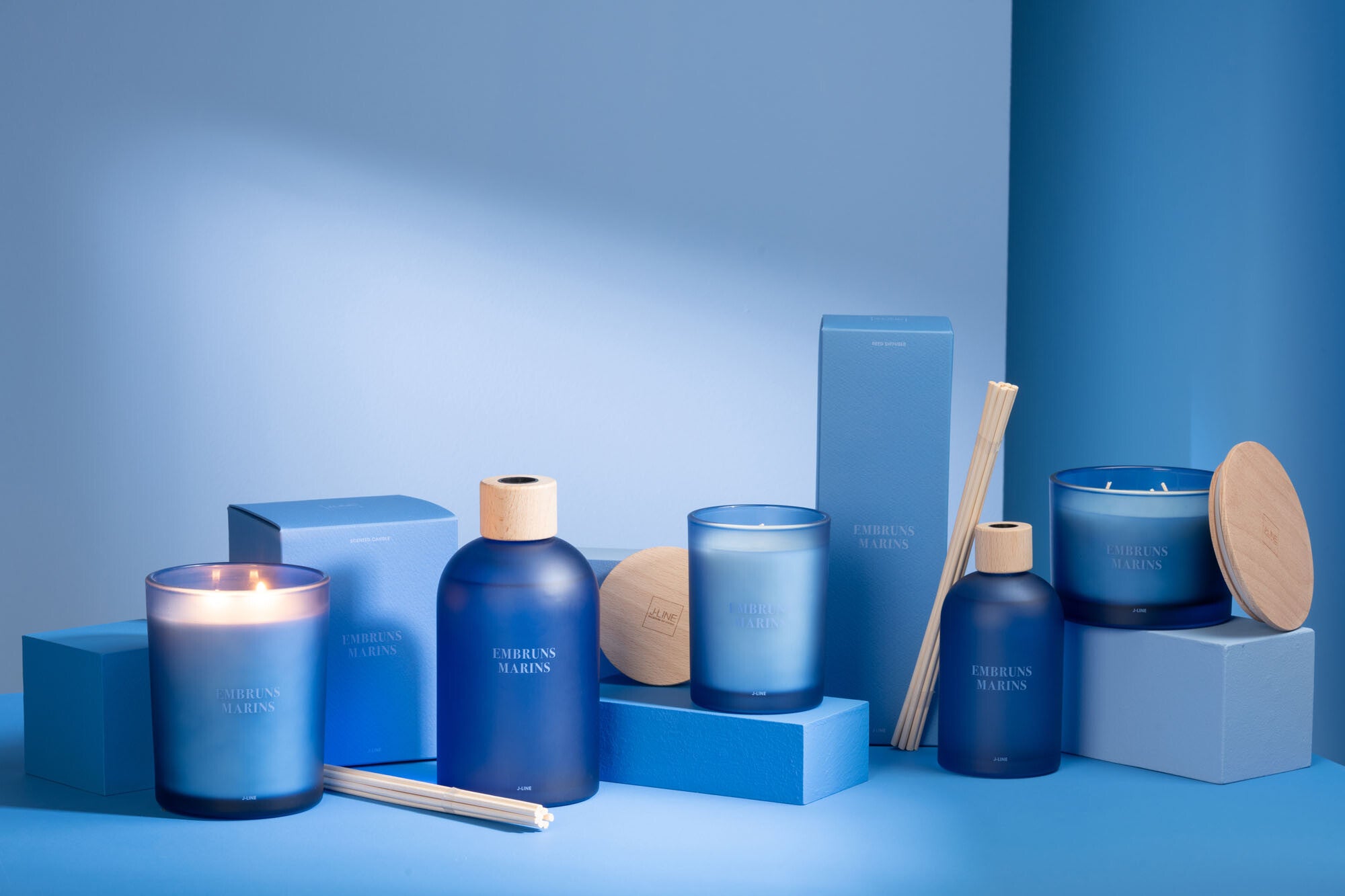 Geurkaars Accords Essentiels Embruns Marins 52 Uur