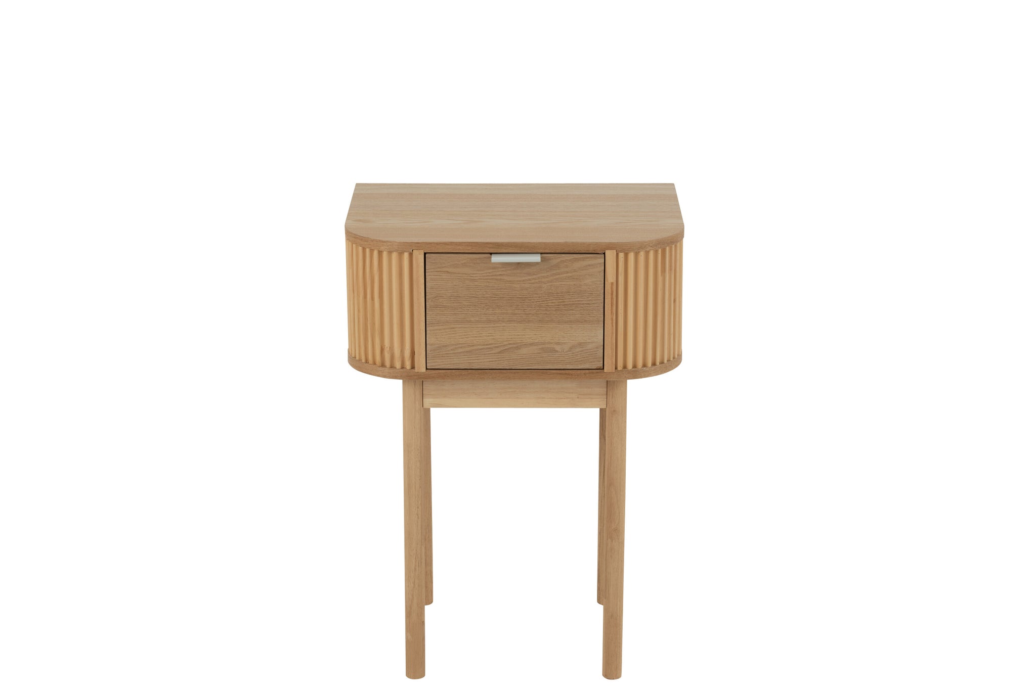 Nachtkast Rond Mdf/Dennenhout Naturel J-Line
