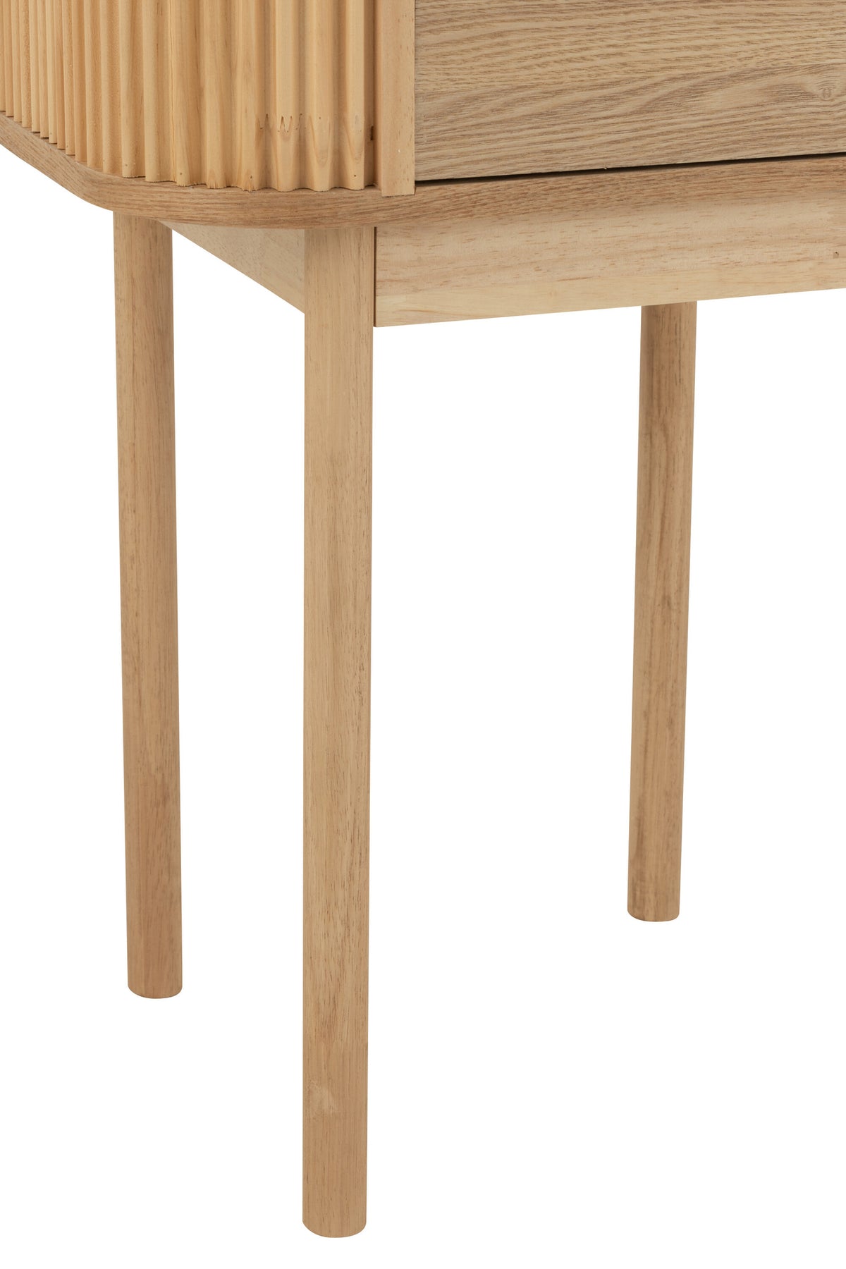 Nachtkast Rond Mdf/Dennenhout Naturel J-Line