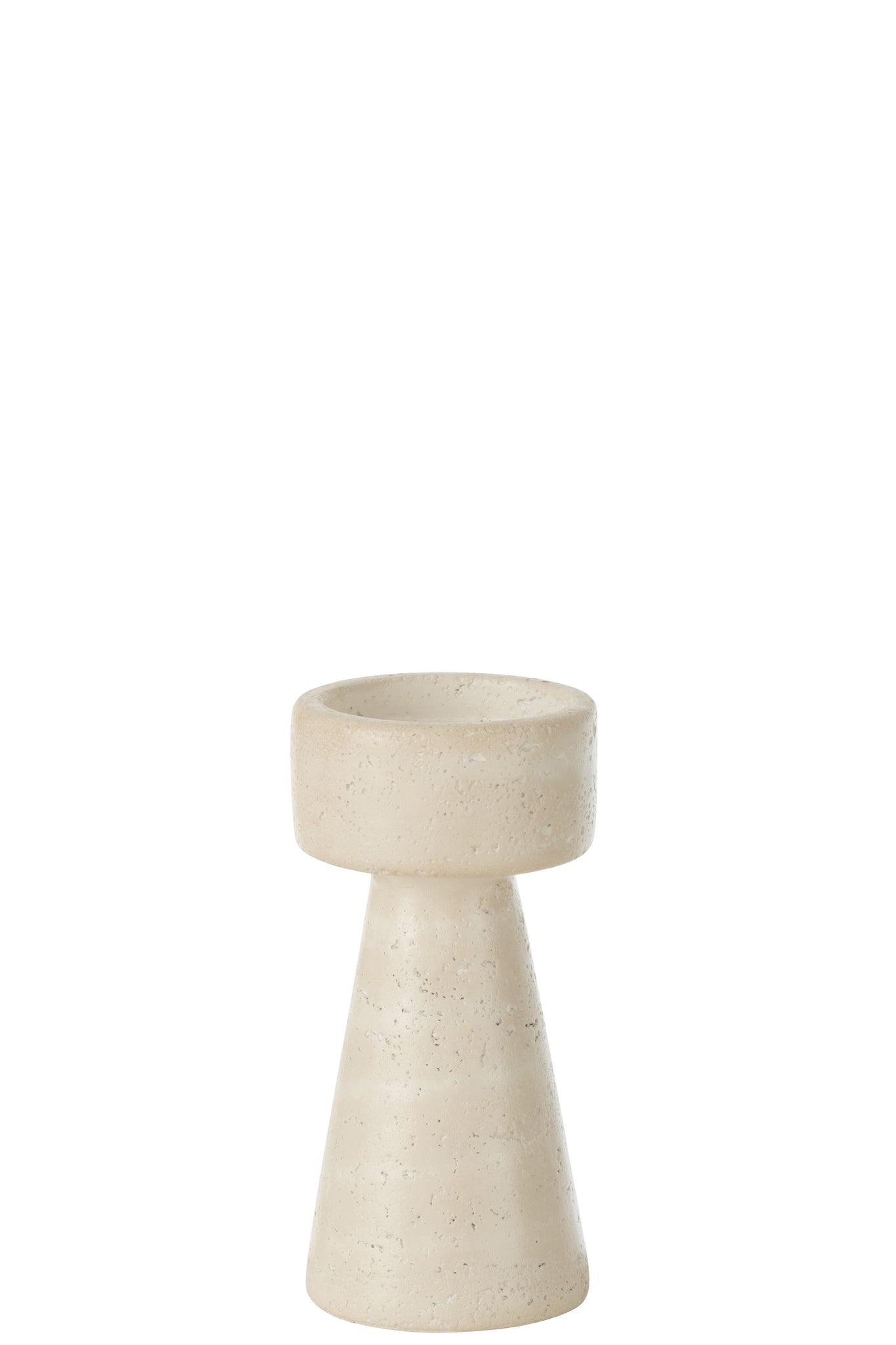 Kandelaar Orlina Cement Creme Medium