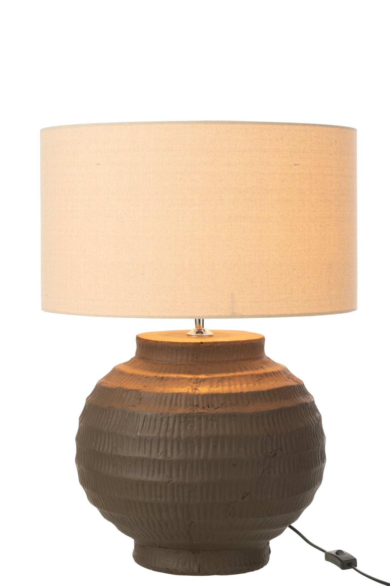 Tafellamp Terracotta Bruin J-Line