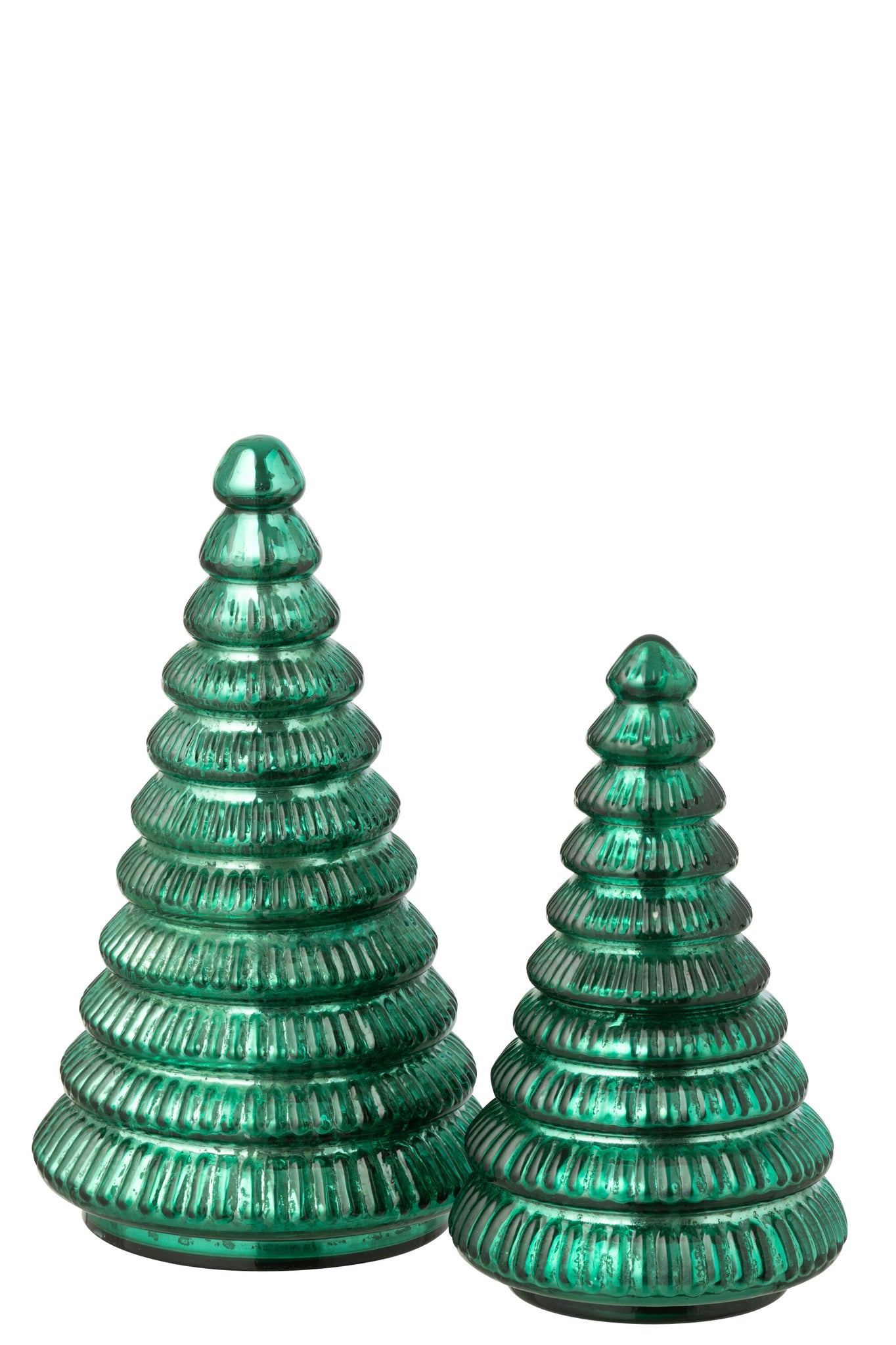 Geurkaars Kerstboom Glas Groen Large J-Line