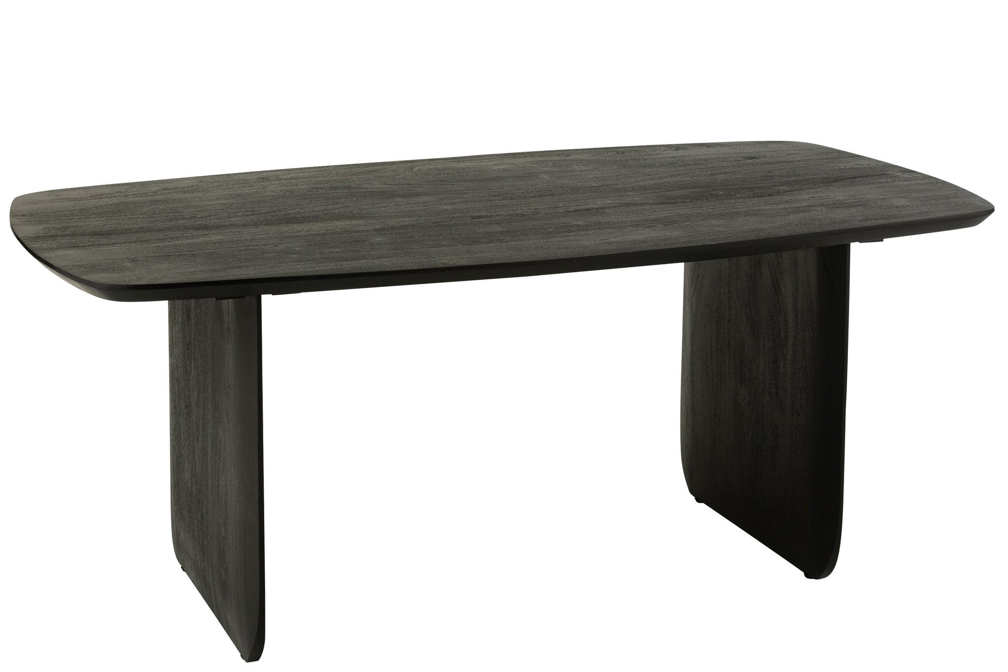 Eetkamertafel Acaciahout Zwart 190x100cm J-Line
