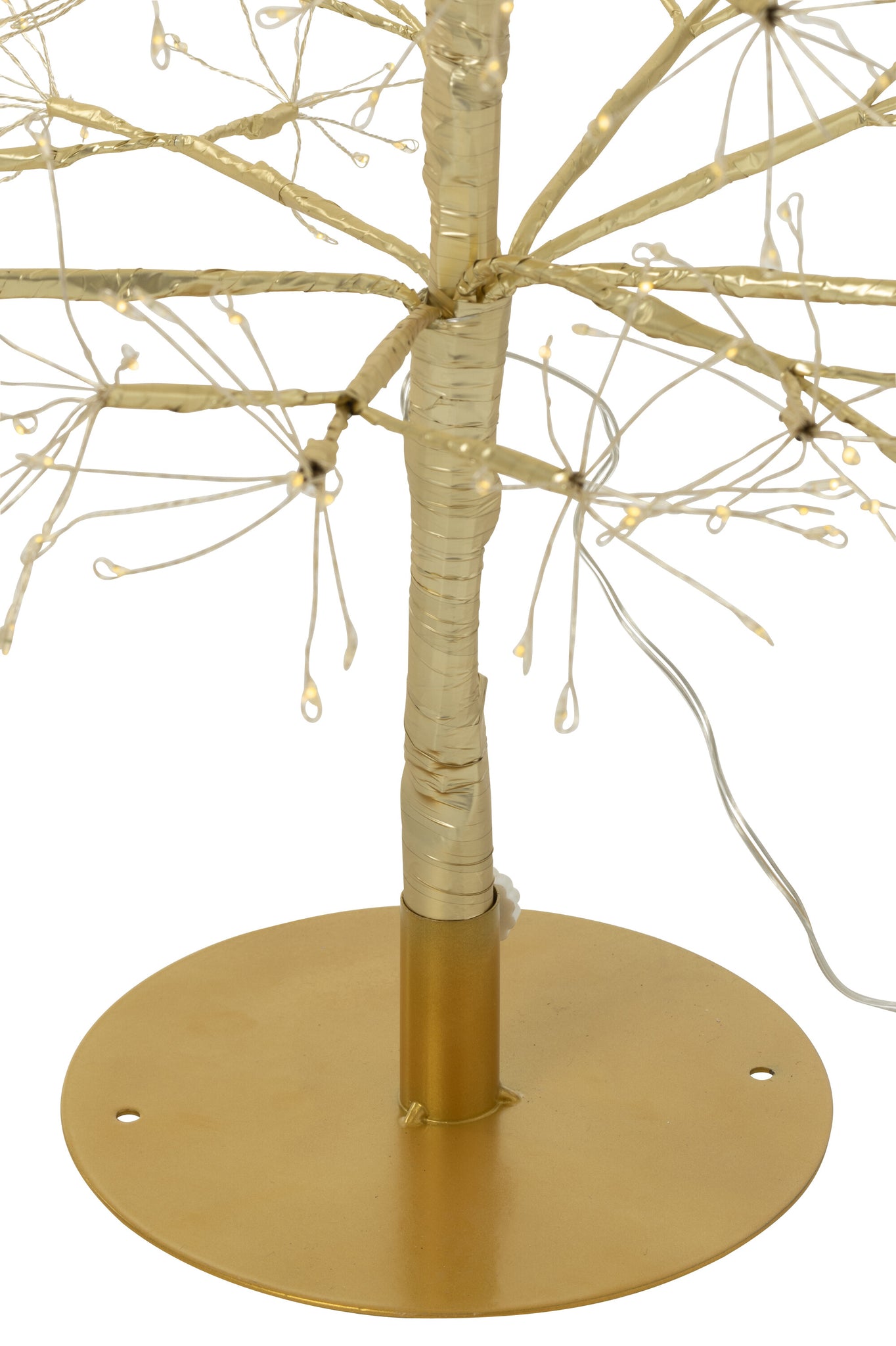 Boom Led Warm Witte Lichten Ijzer Goudkleurig Medium H120cm J-Line