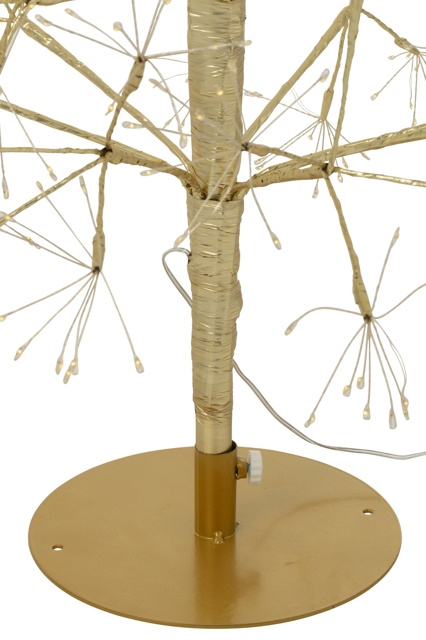 Boom Led Warm Witte Lichten Ijzer Goudkleurig Large H180cm j-Line