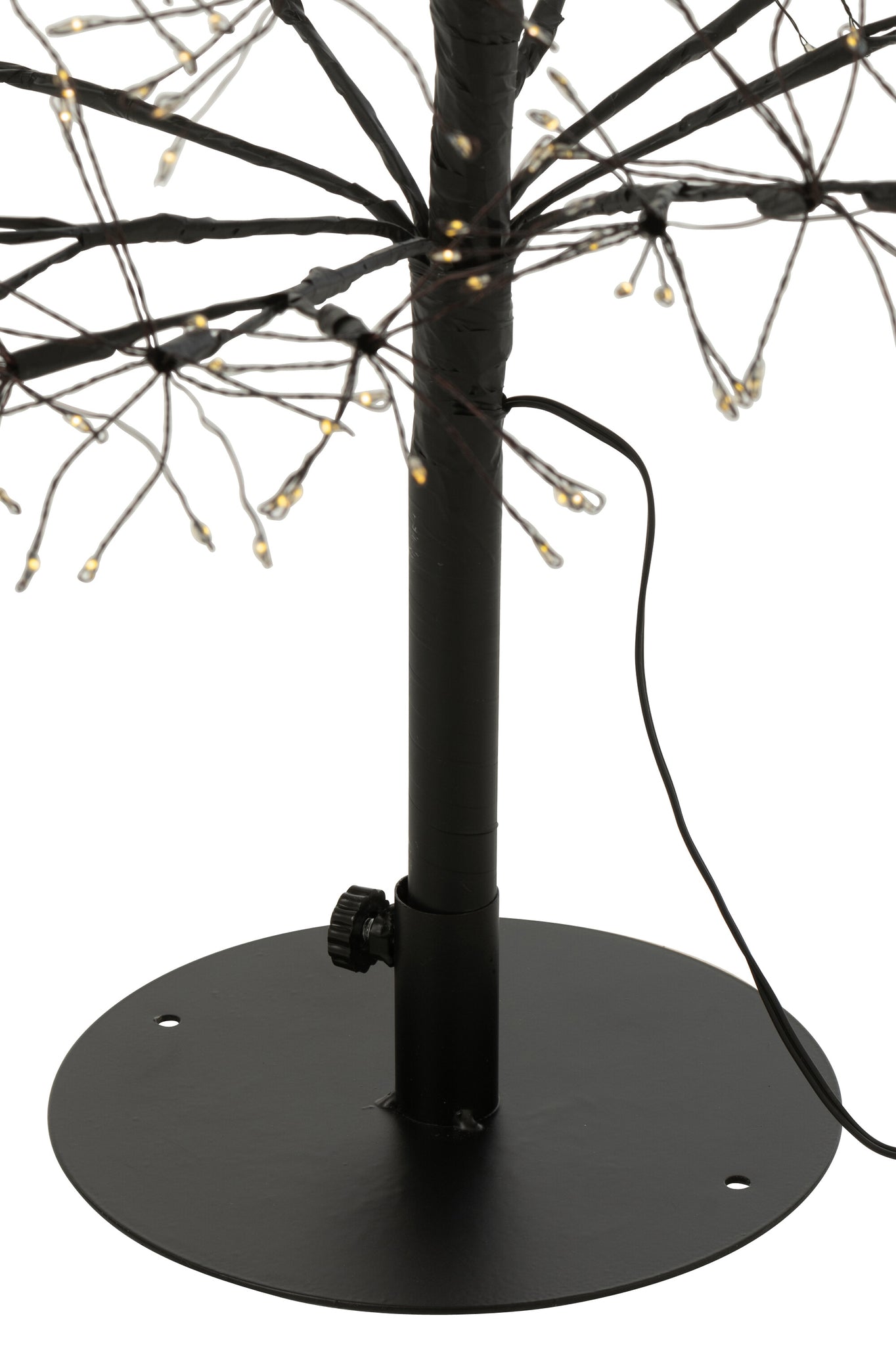 Boom Led Warm Witte Lichten Ijzer Zwart Medium H120cm J-line