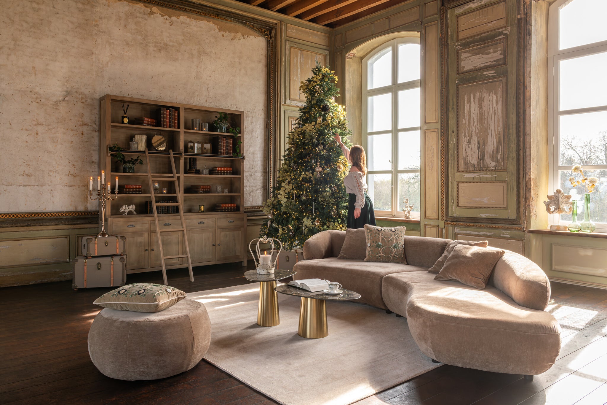 Kerstboom 4000 Led Kunstmatig Donkergroen Extra Large H325cm J-Line
