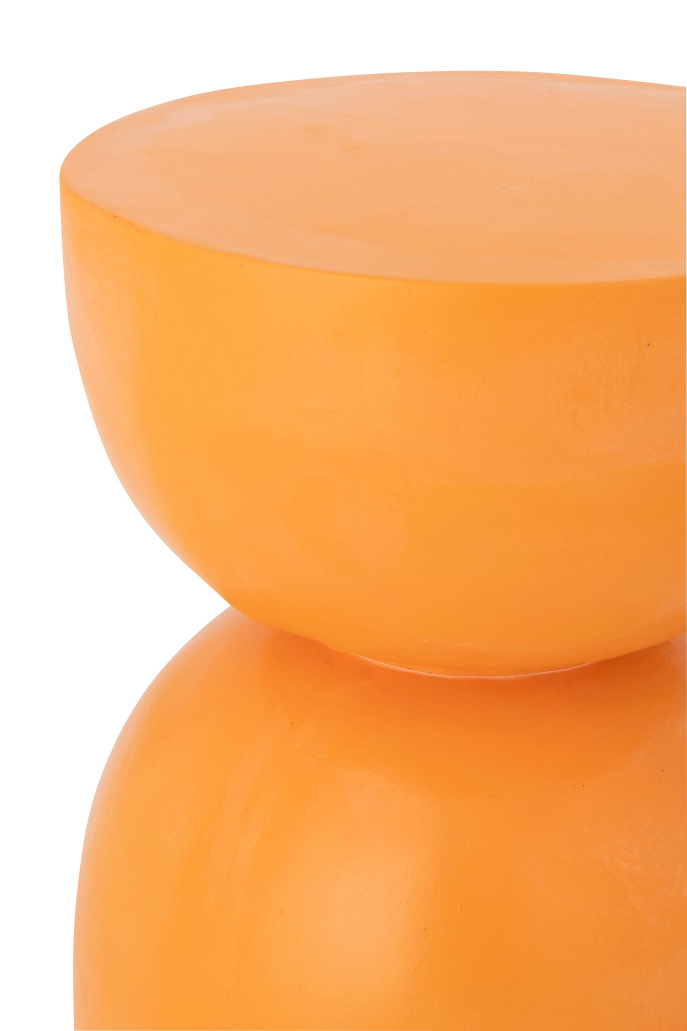 Bijzettafel Zandloper Magnesium Abrikoos J-Line