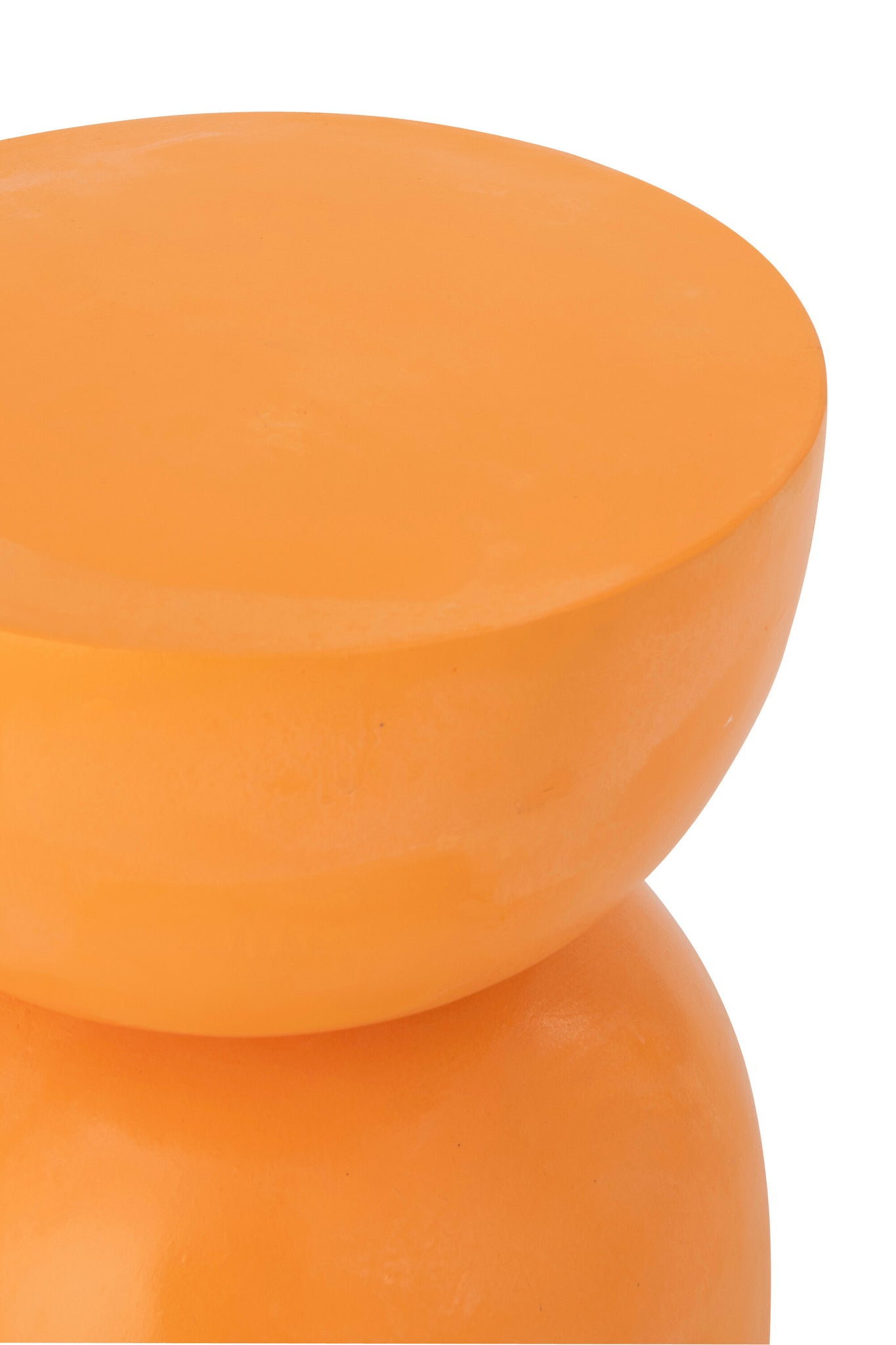 Bijzettafel Zandloper Magnesium Abrikoos J-Line