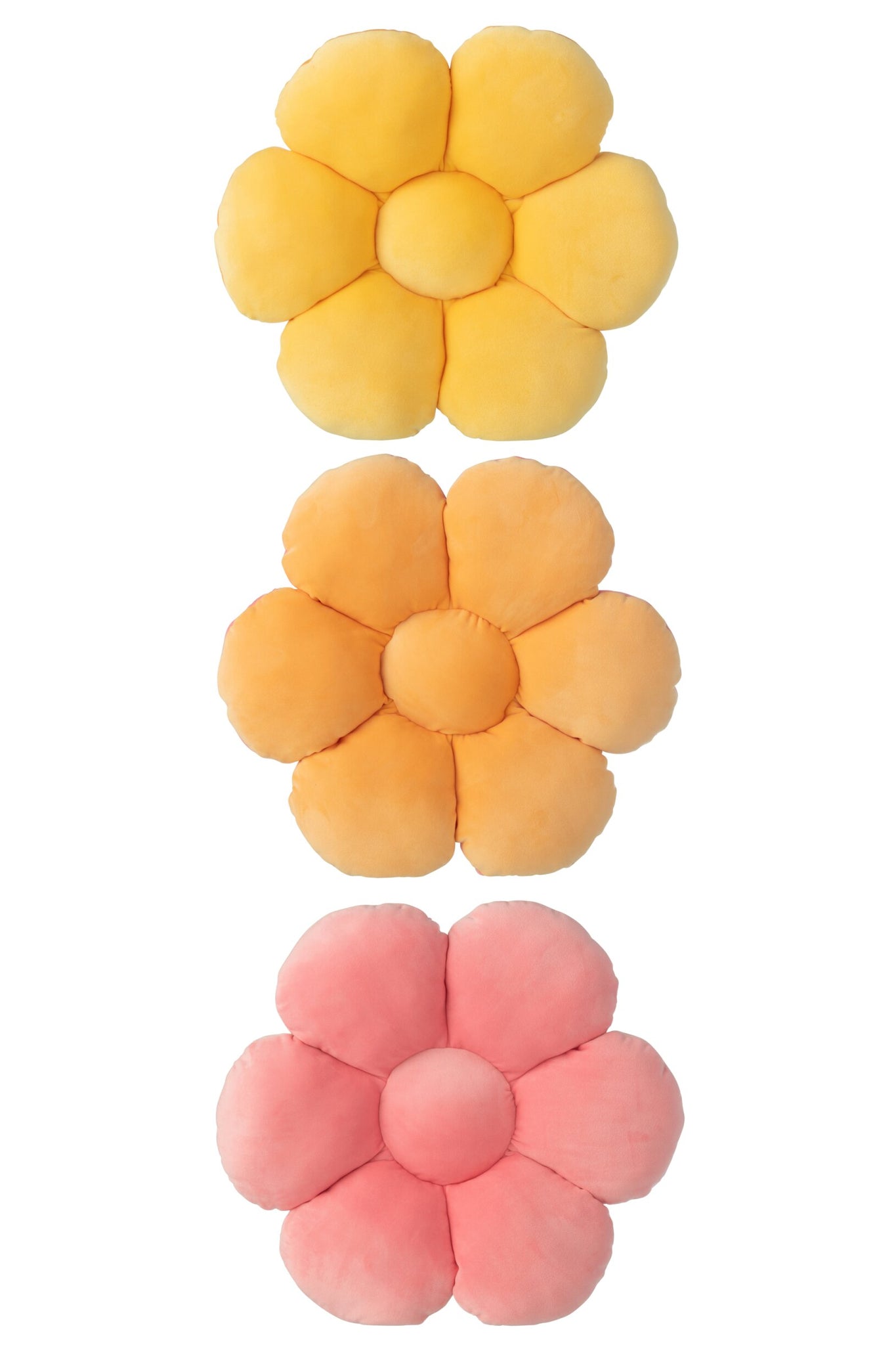 Bloem Polyester Roze/Oranje Assortiment Van 3 J-Line