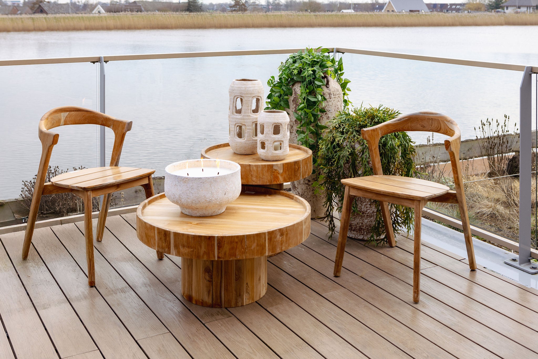 Kristallen glazen ronde ijs emmer PTMD