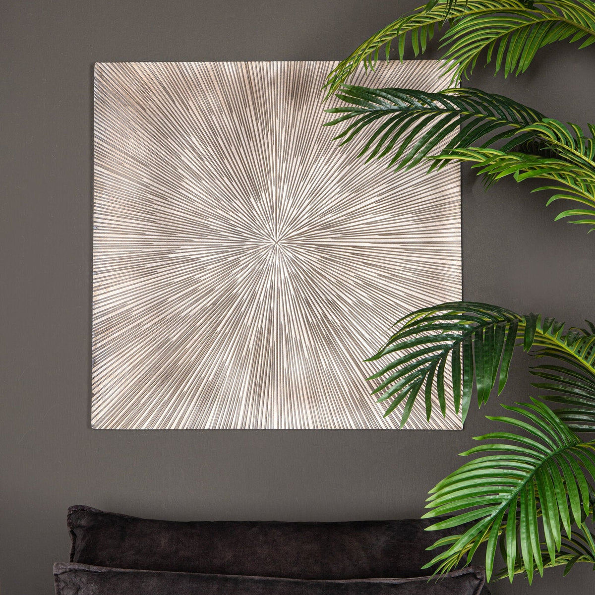Wandpaneel Zapp white ribbed square Large PTMD