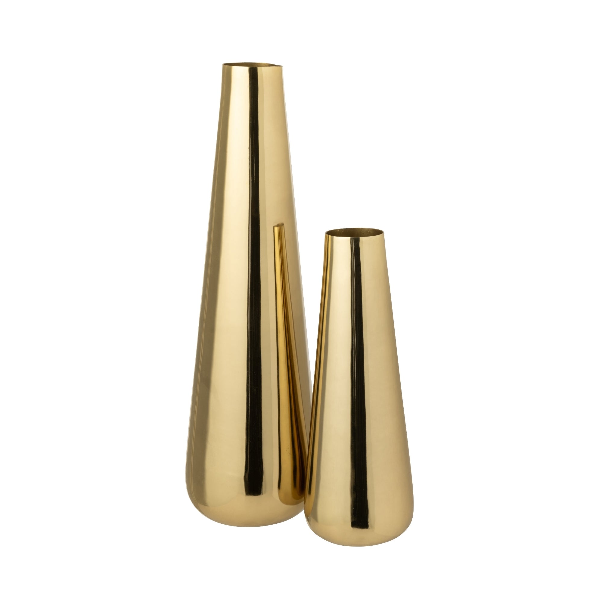Elegante Vaas Goud J-Line Set van 2